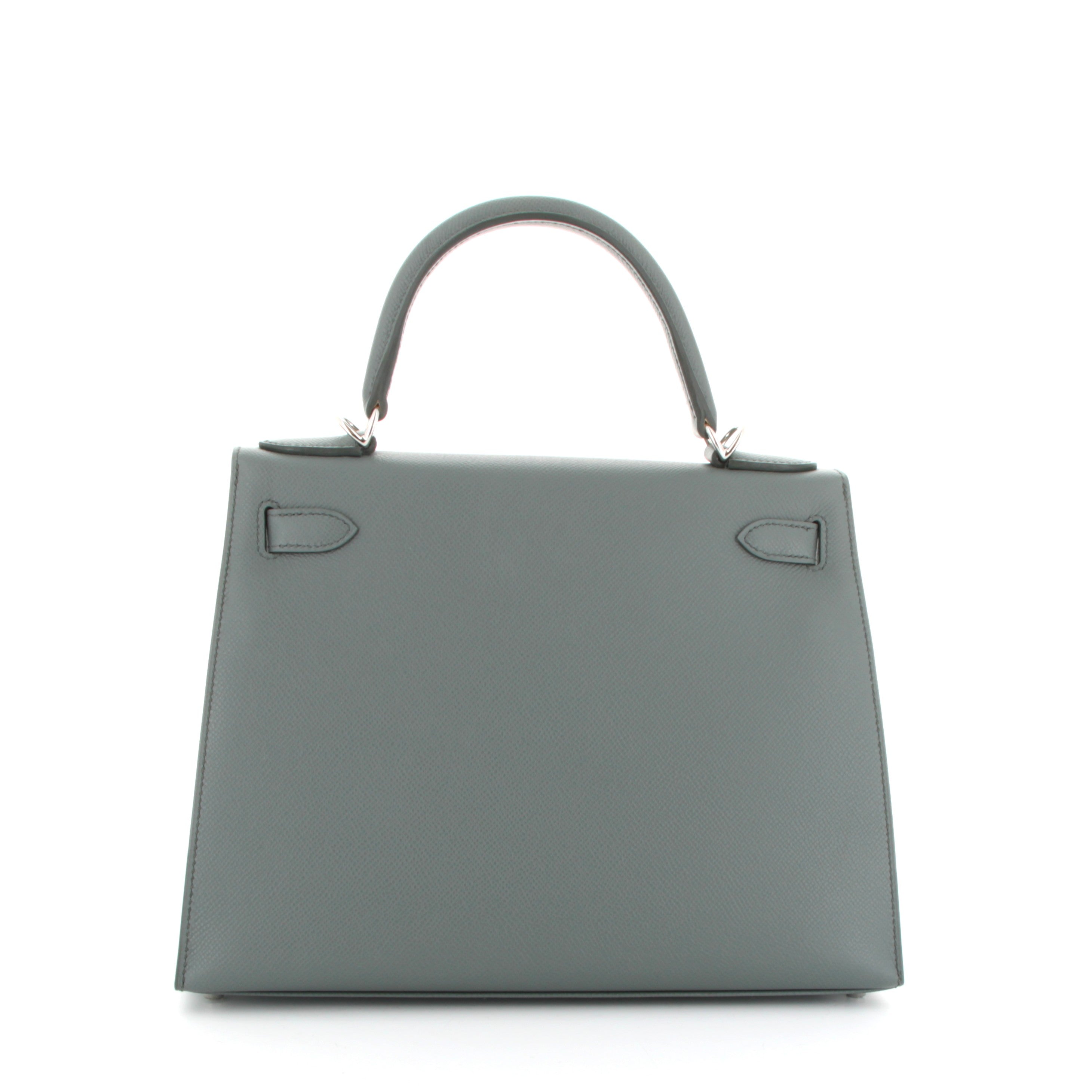 HERMES Kelly 28 Vert Amande Finition Palladié