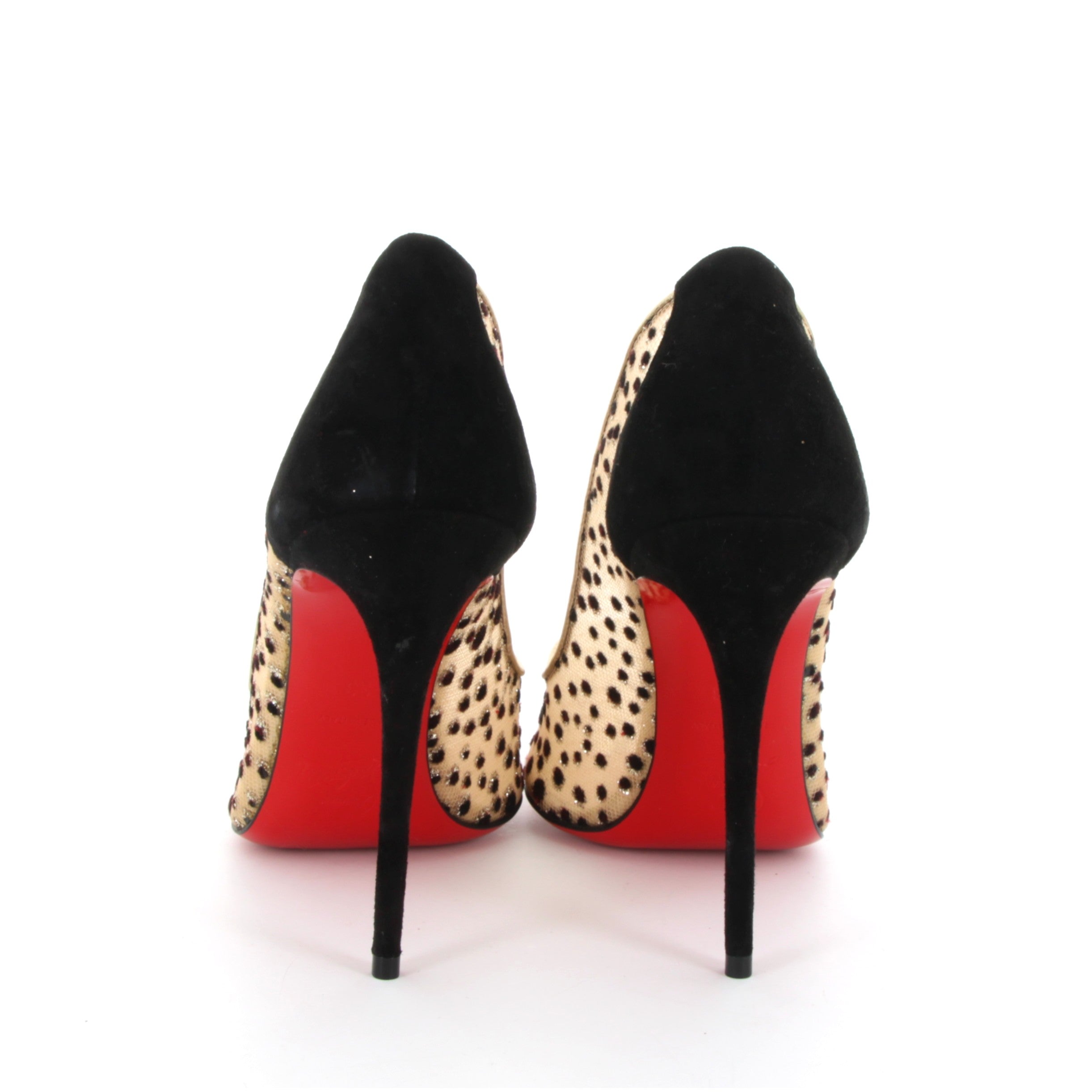 CHRISTIAN LOUBOUTIN Follies Strass Escarpins