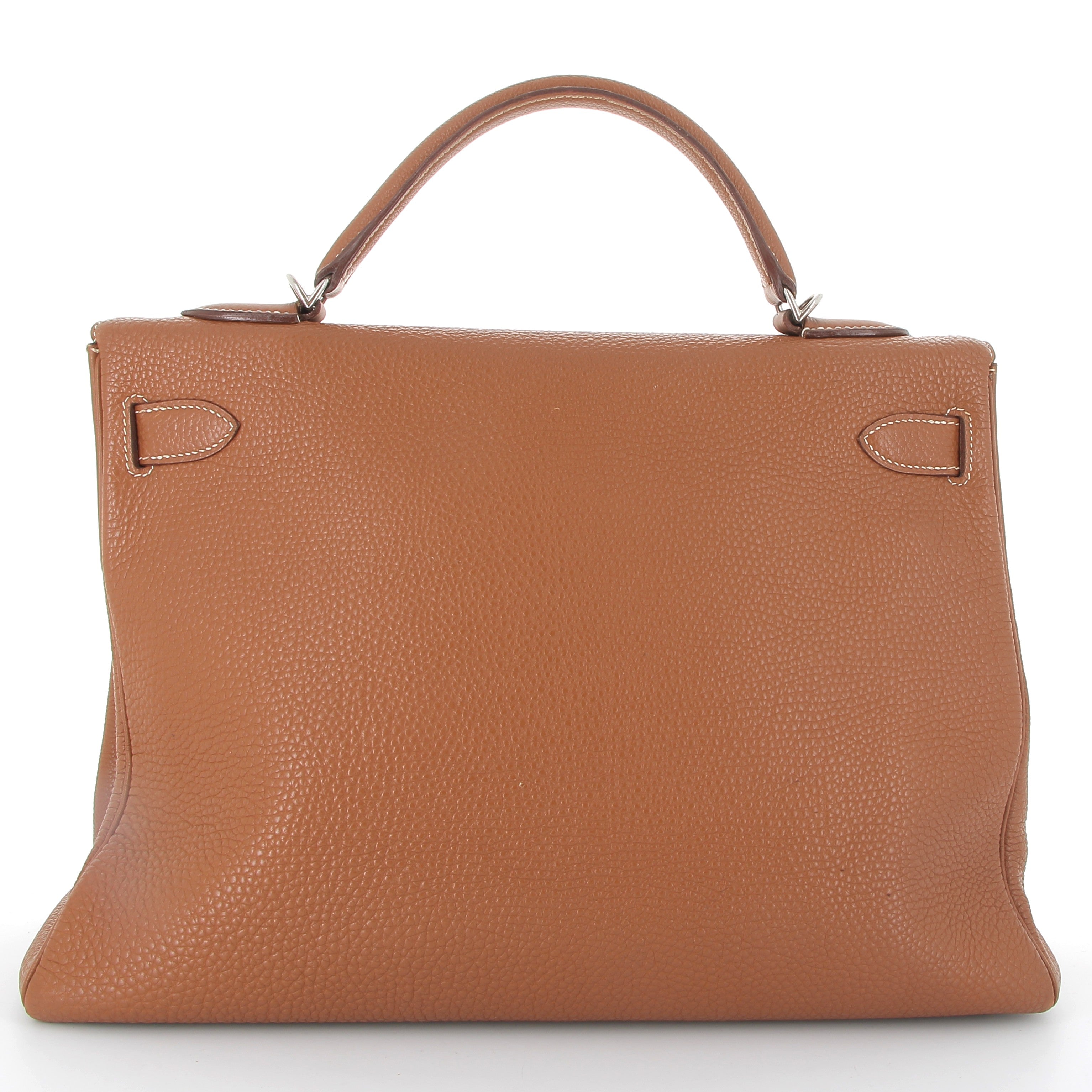 HERMES Kelly 40 Gold Togo Finition Palladié