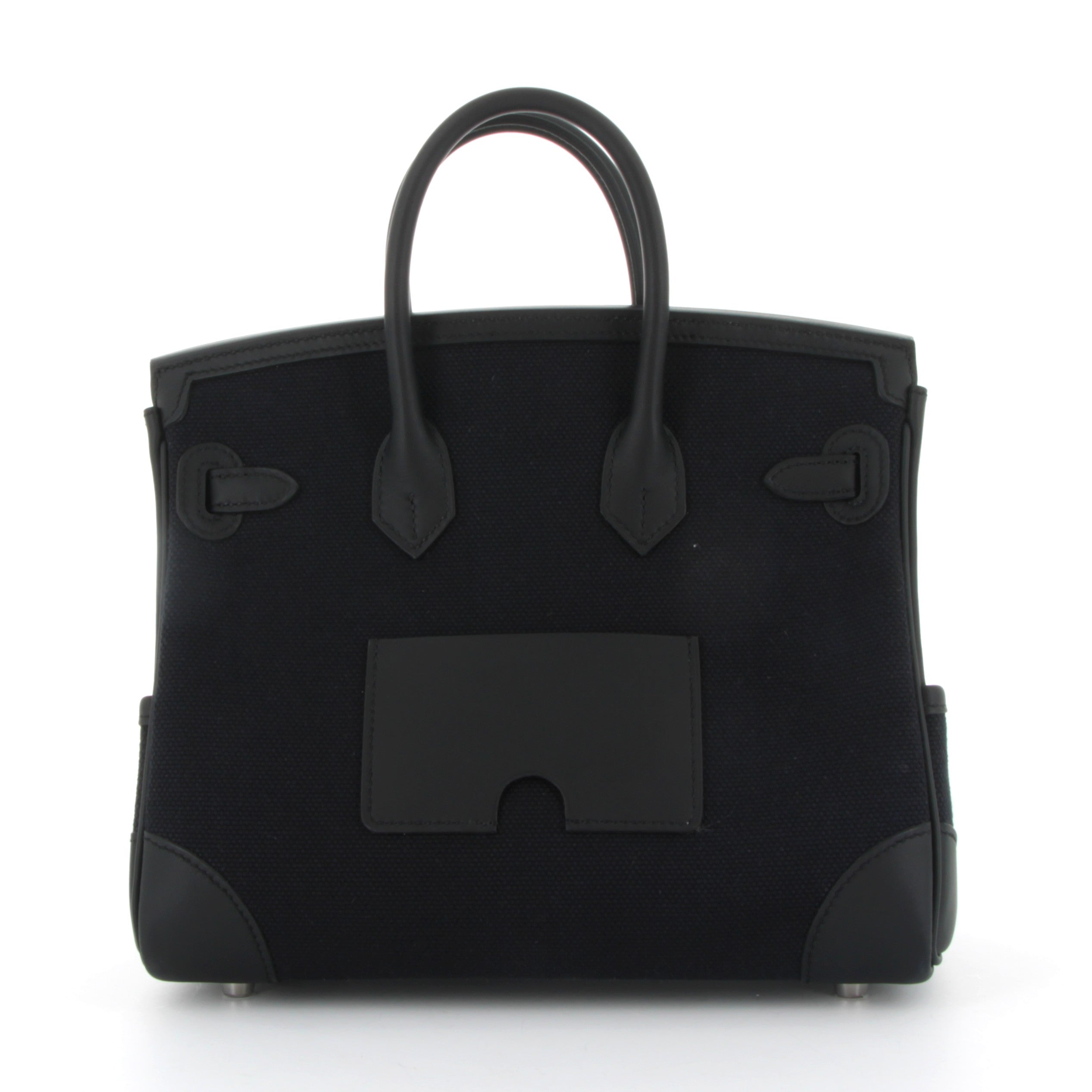 HERMES Birkin 25 Cargo Noir Finition Palladié