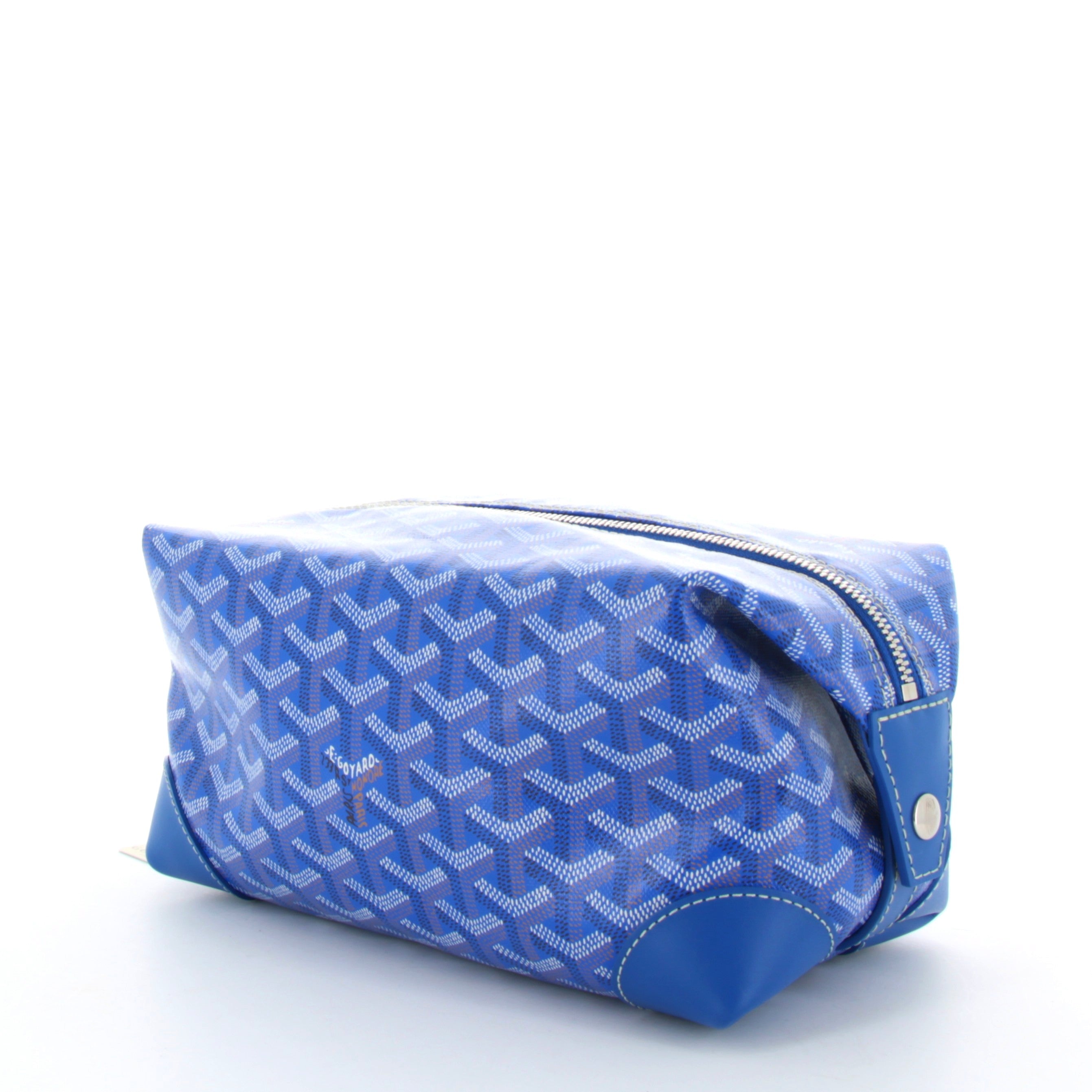 GOYARD BOWLING 25 TROUSSE DE TOILETTE BLEU