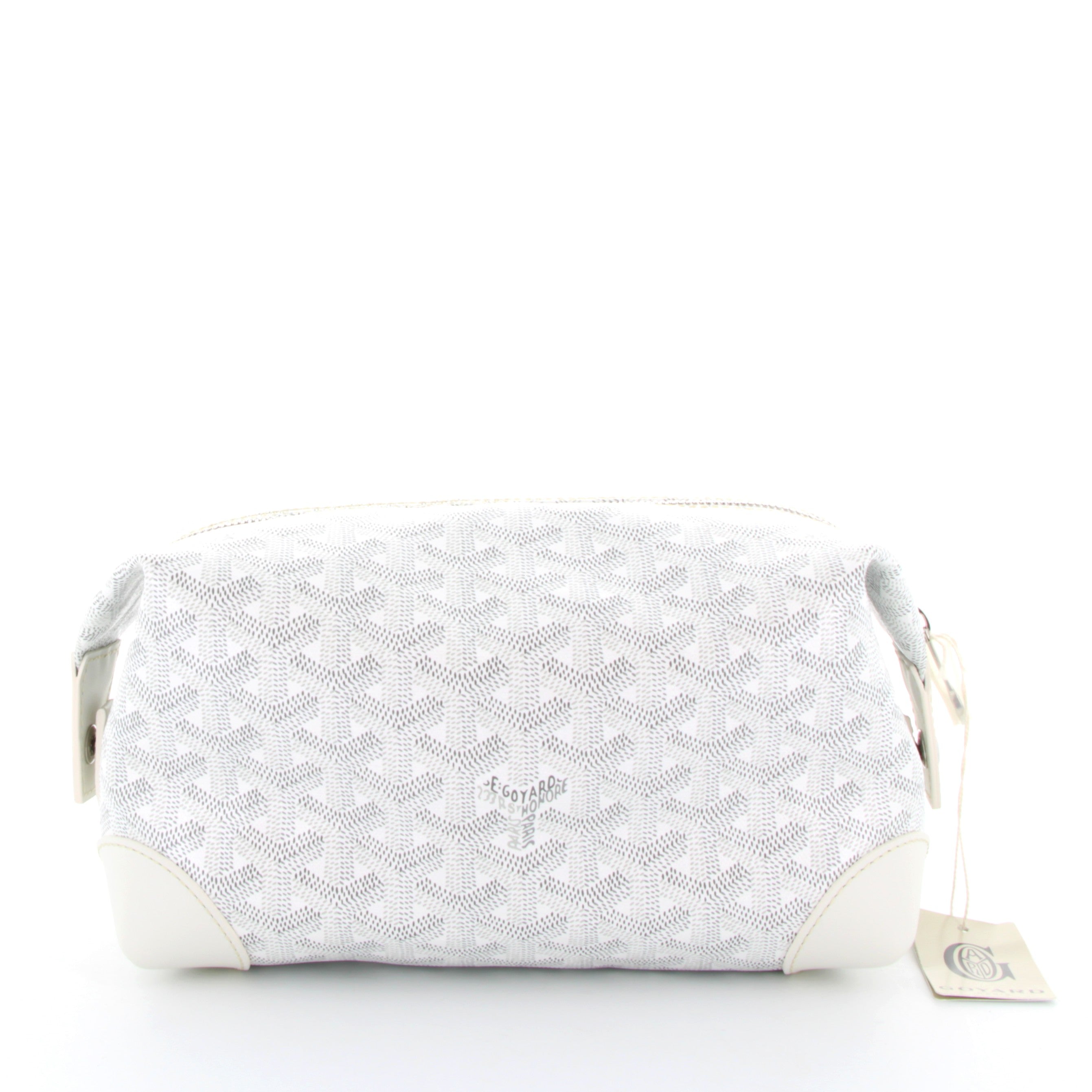 GOYARD BOWLING 25 TROUSSE DE TOILETTE BLANC