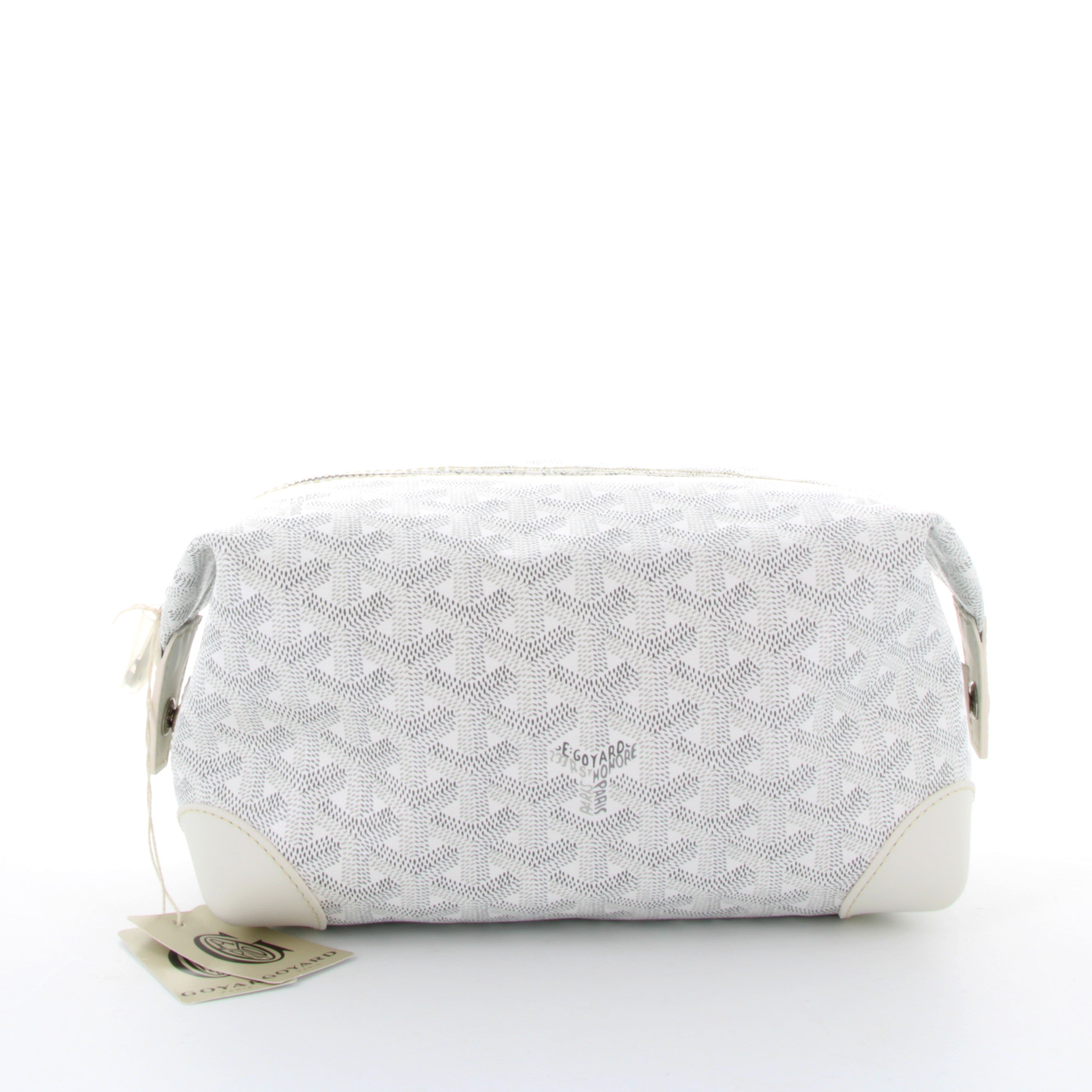 GOYARD BOWLING 25 TROUSSE DE TOILETTE BLANC