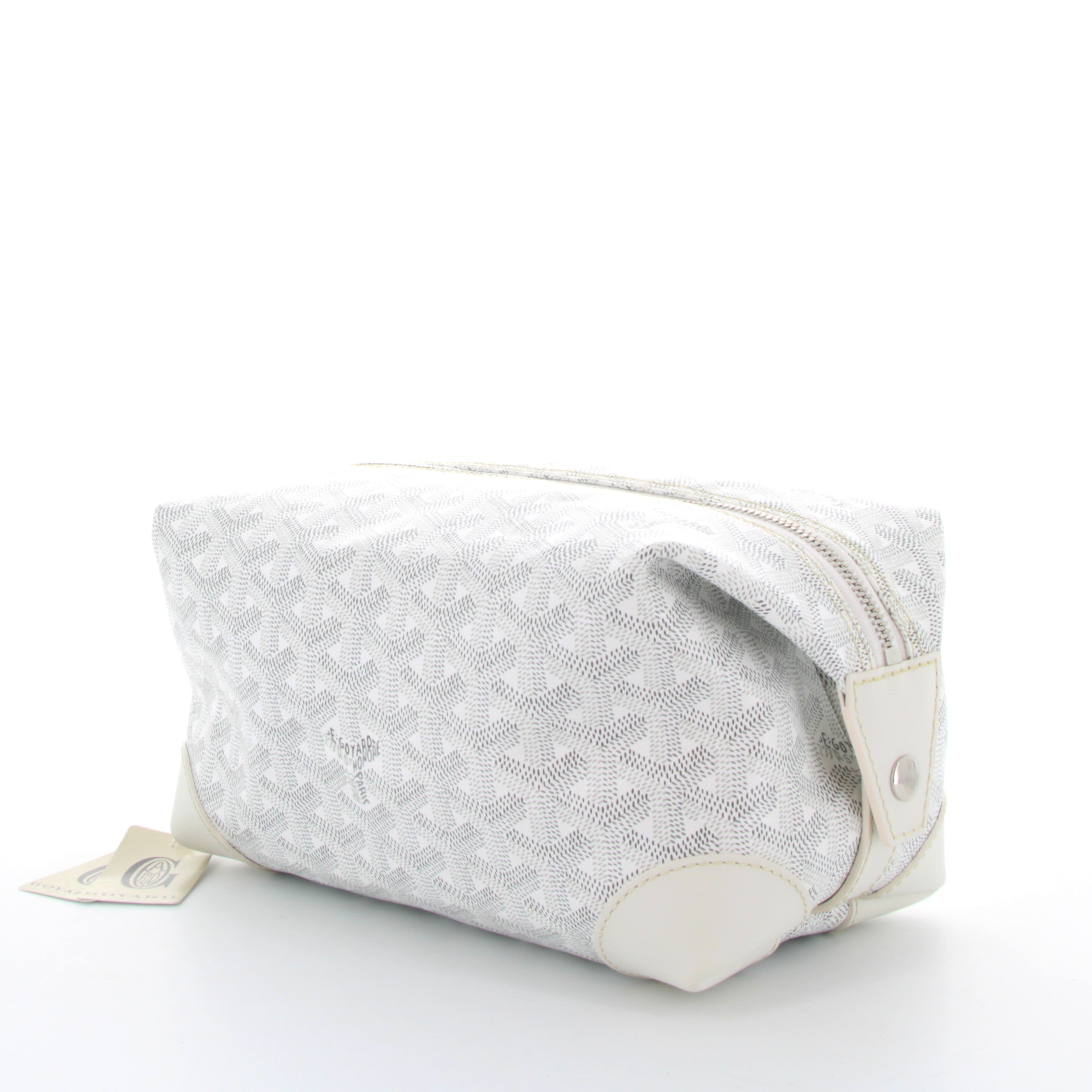 GOYARD BOWLING 25 TROUSSE DE TOILETTE BLANC
