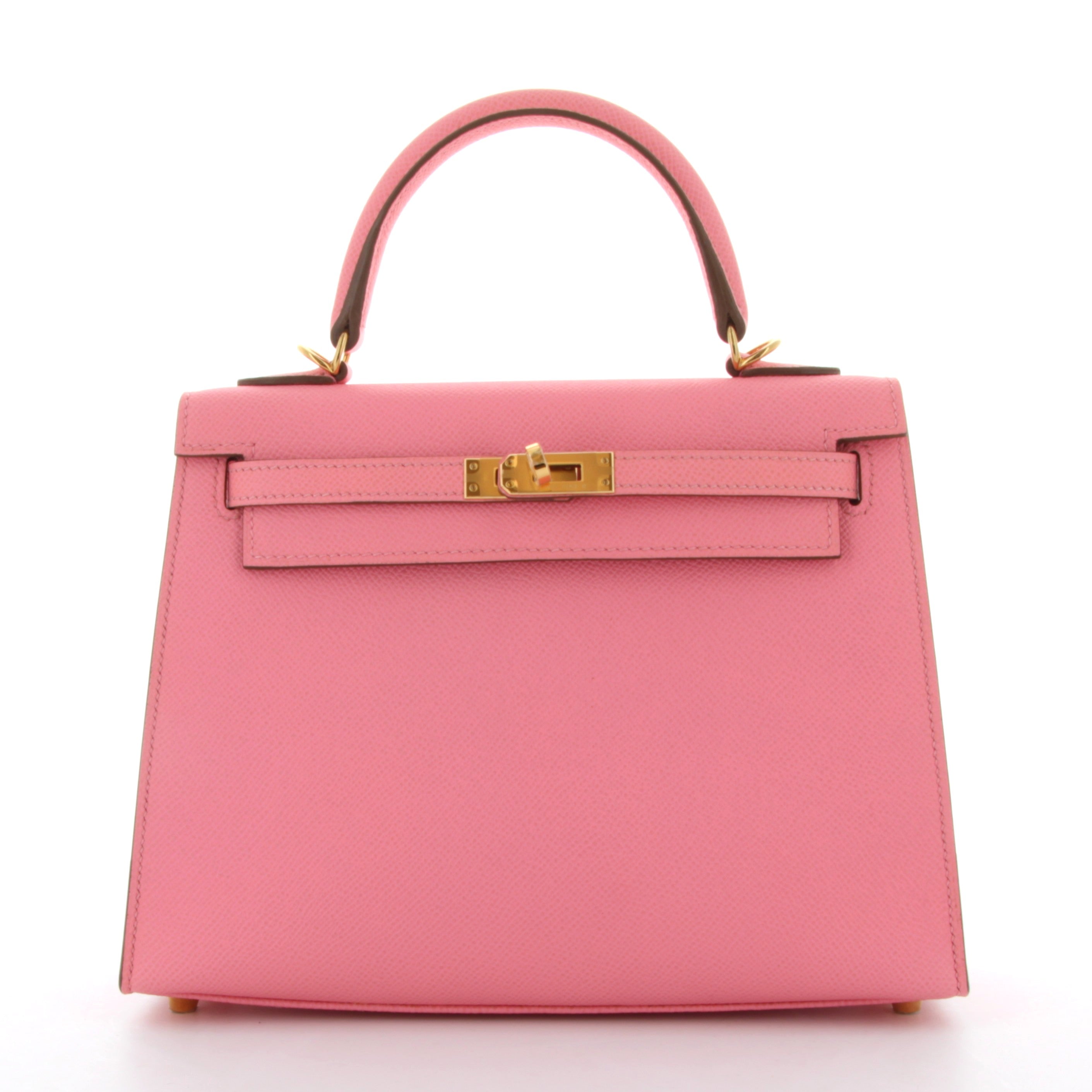 Kelly 25 Rose Confetti Finiton Epsom Or Jaune