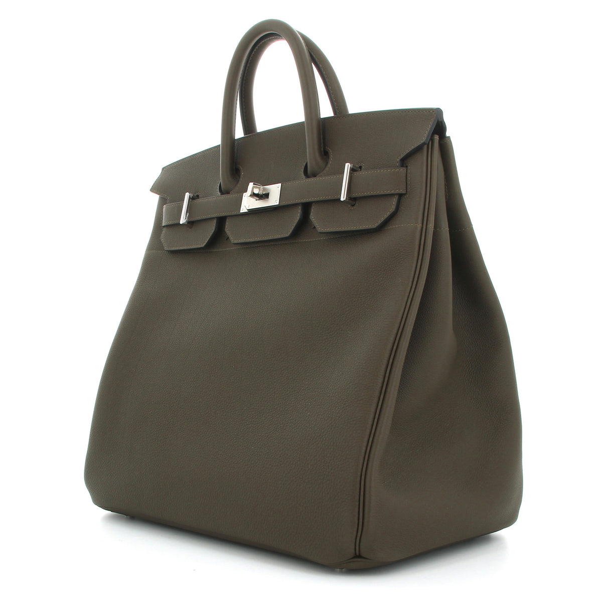 HERMÈS HAC 40 TOGO VERT LODEN FINITION PALLADIÉ