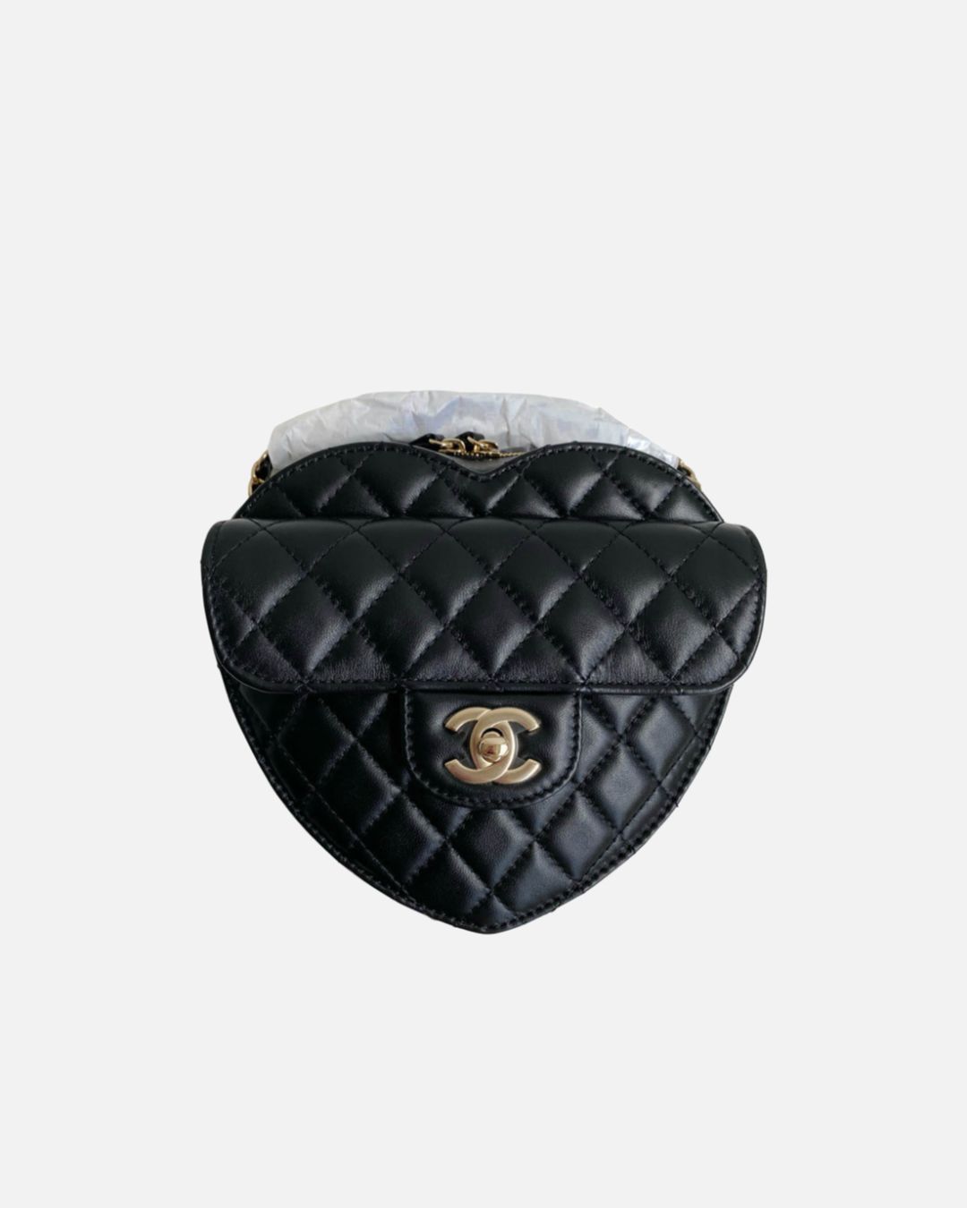 CHANEL Heart Black