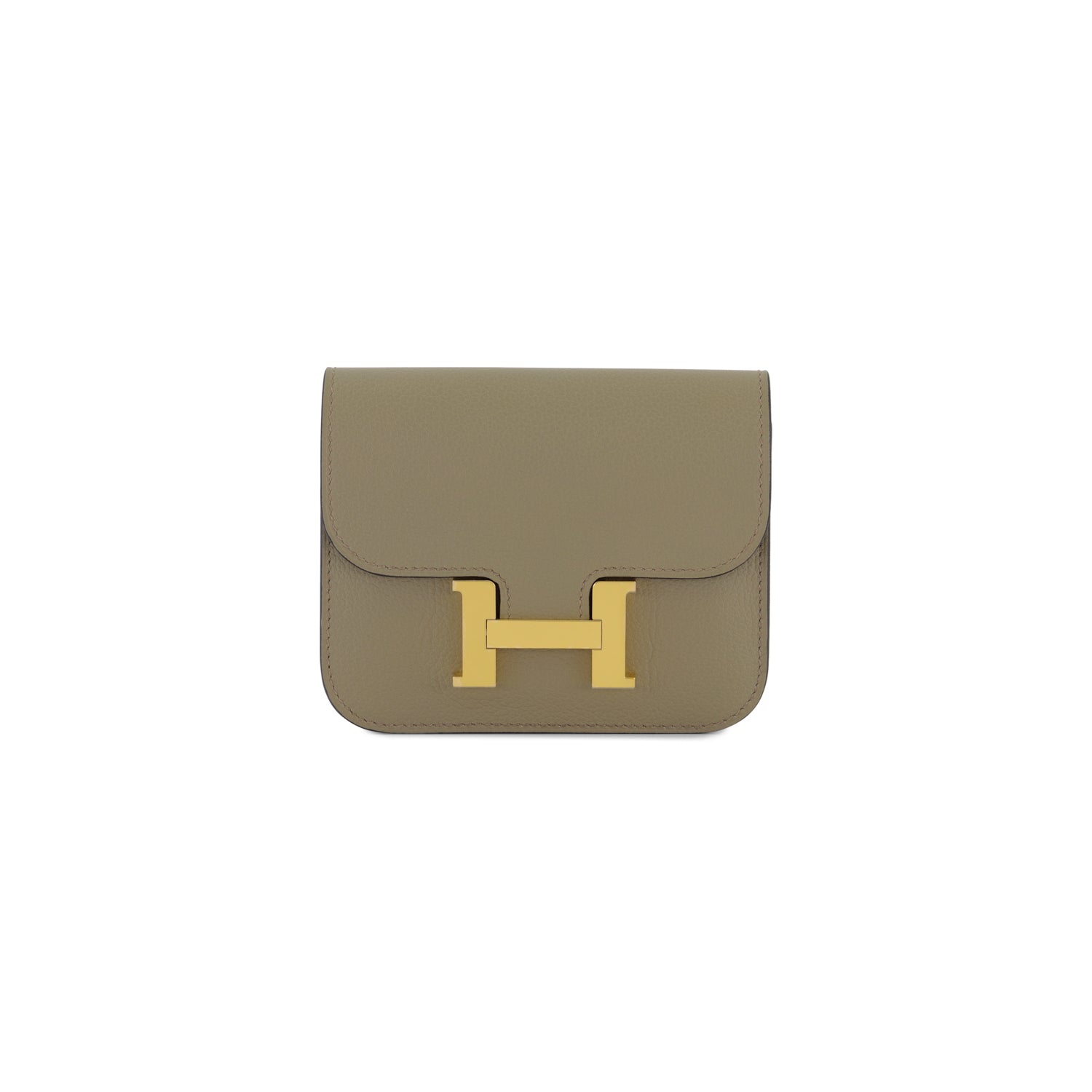 HERMES Constance Slim Beige Marfa Evercolor Finition Or Jaune