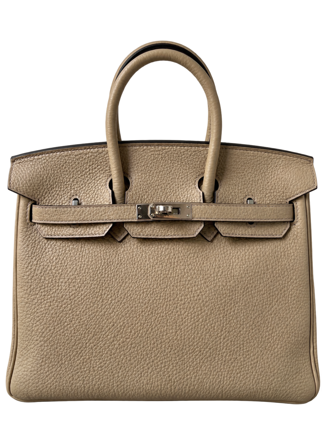 HERMÈS BIRKIN 25 TRENCH BOUGAINVILLIE VERSO TOGO FINITION PALLADIÉ