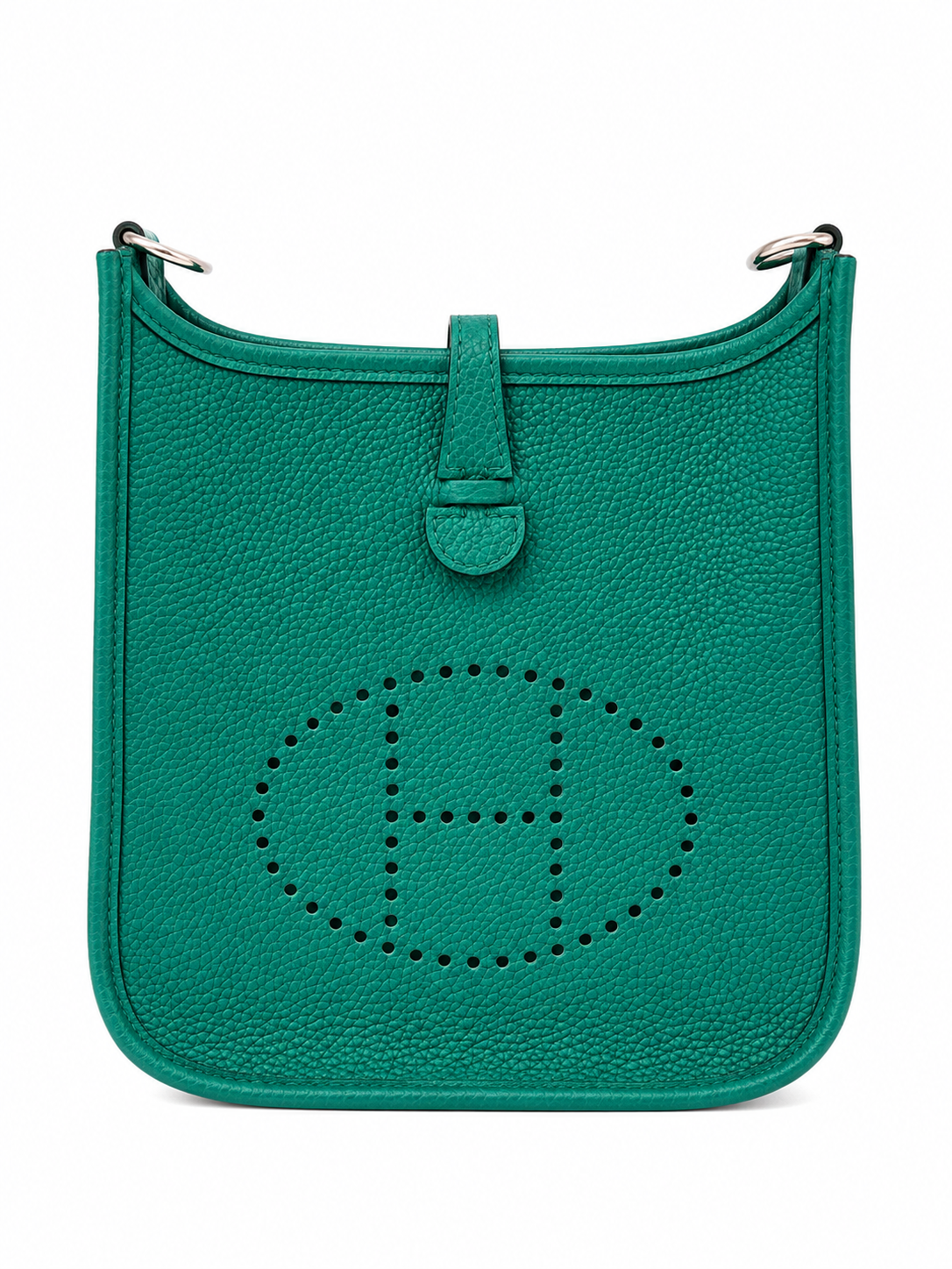HERMES EVELYNE 16 VERT JADE TOGO FINITION PALLADIÉ