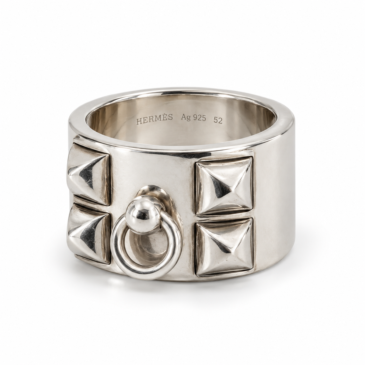 HERMÈS BAGUE COLLIER DE CHIEN T52