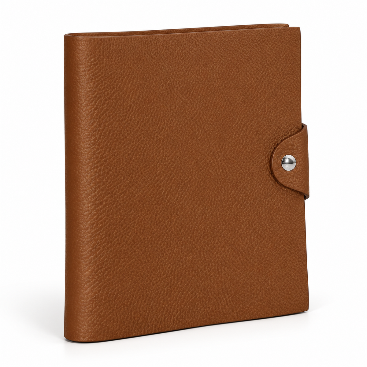 HERMÈS – COUVERTURE DE CAHIER ULYSSE MM EN CUIR GOLD