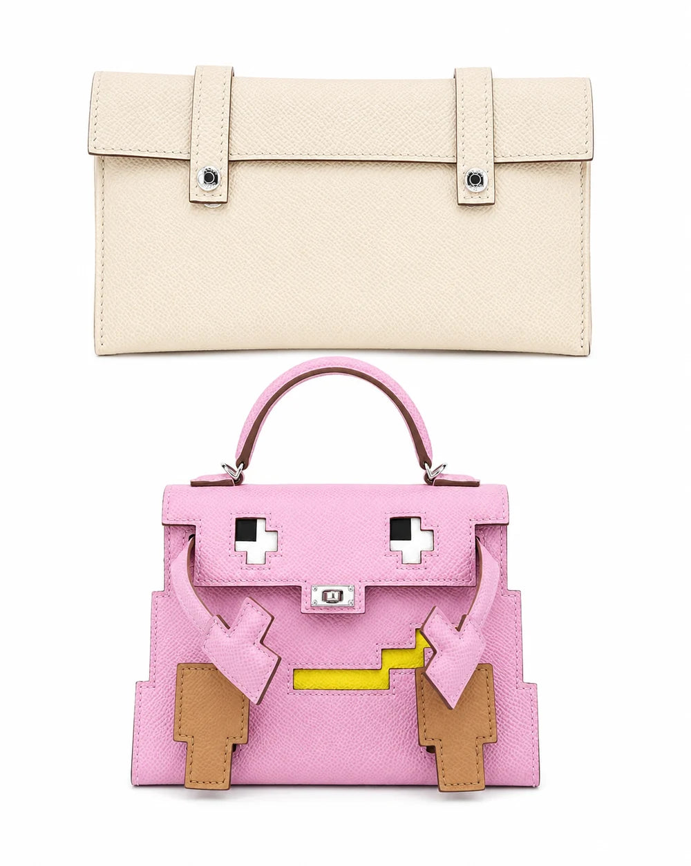 HERMÈS KELLY DOLL PICTO EPSOM MAUVE SYLVESTRE FINITION PALLADIÉ ÉDITION LIMITÉE