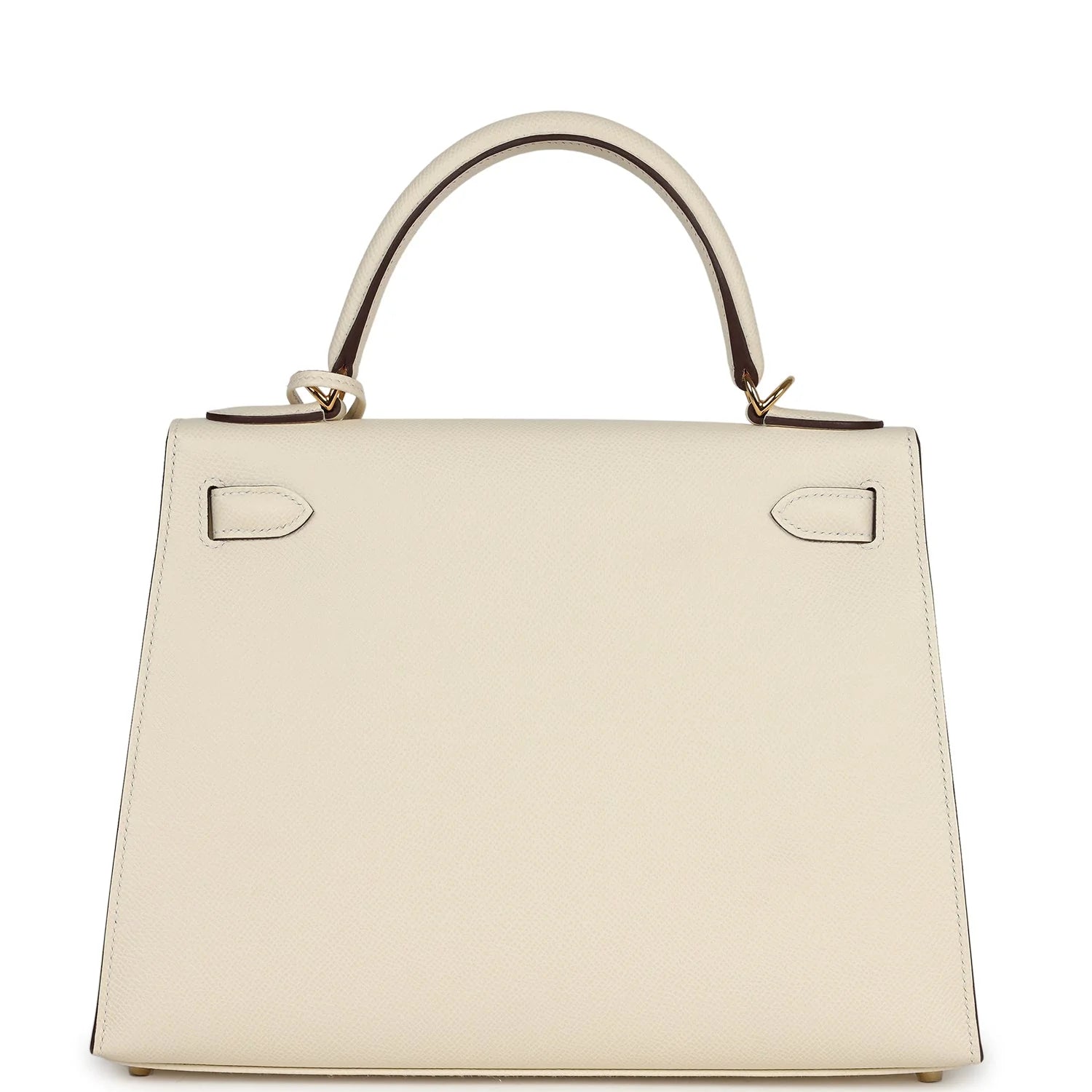 HERMES Kelly 28 Nata Cuir Epsom Finition Or Jaune