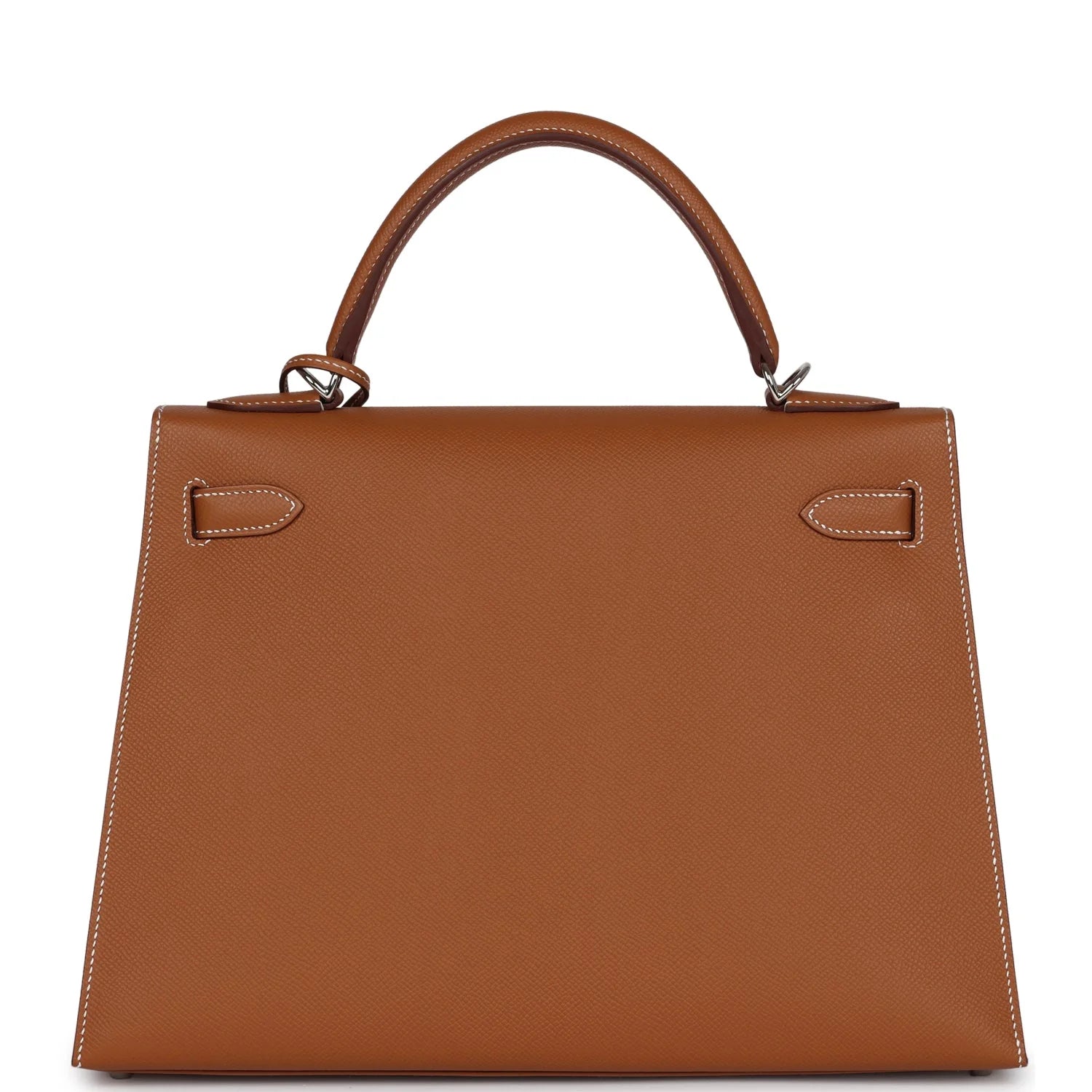 HERMES Kelly 32 Gold Cuir Epsom Finition Palladié
