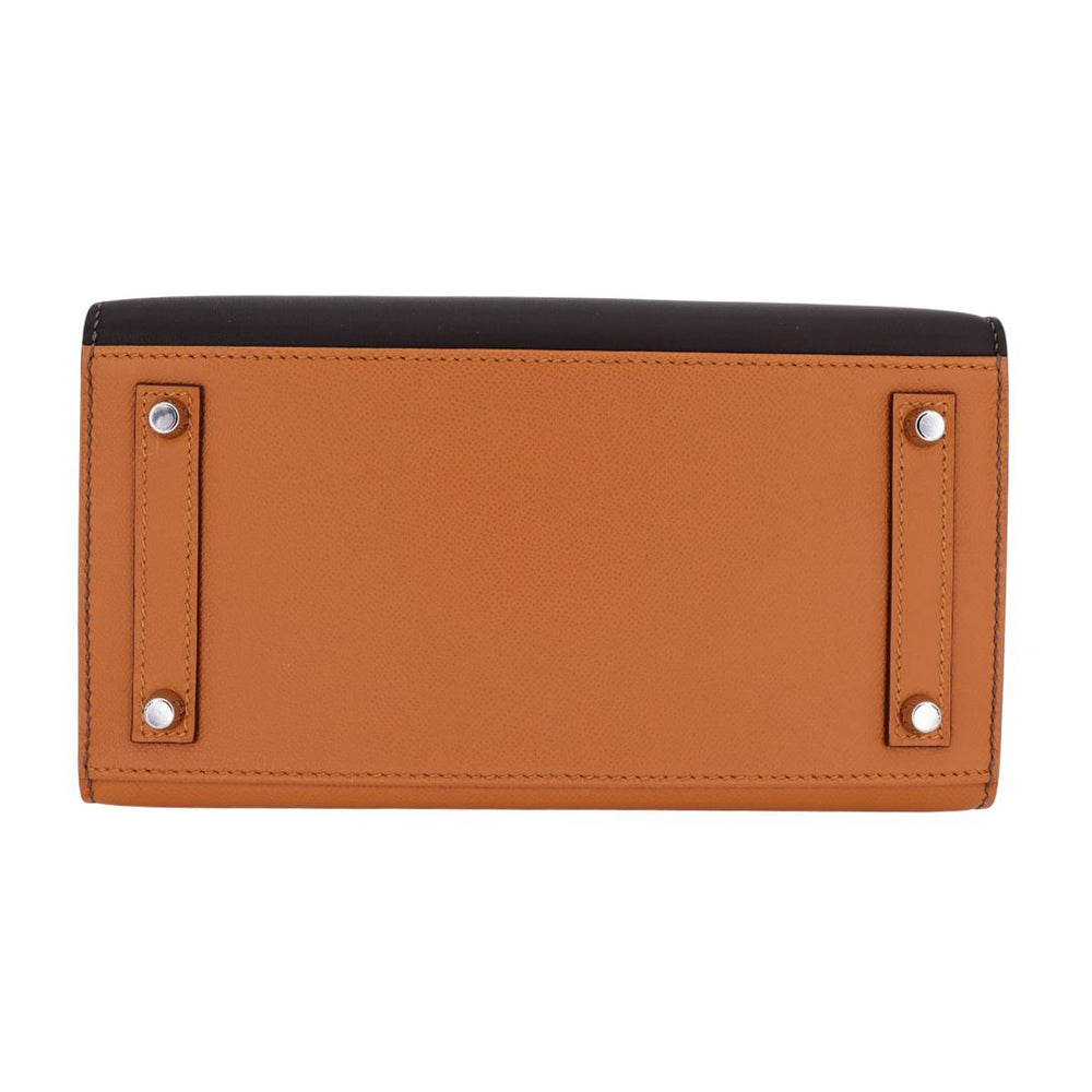 HERMÈS Birkin 20 Sellier Faubourg House day Brown Palladium Finish