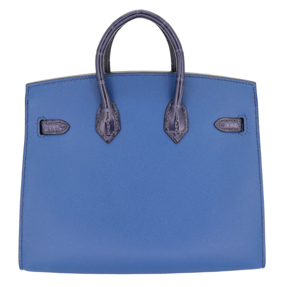 HERMÈS Birkin Sellier Faubourg House Night Palladium Finish