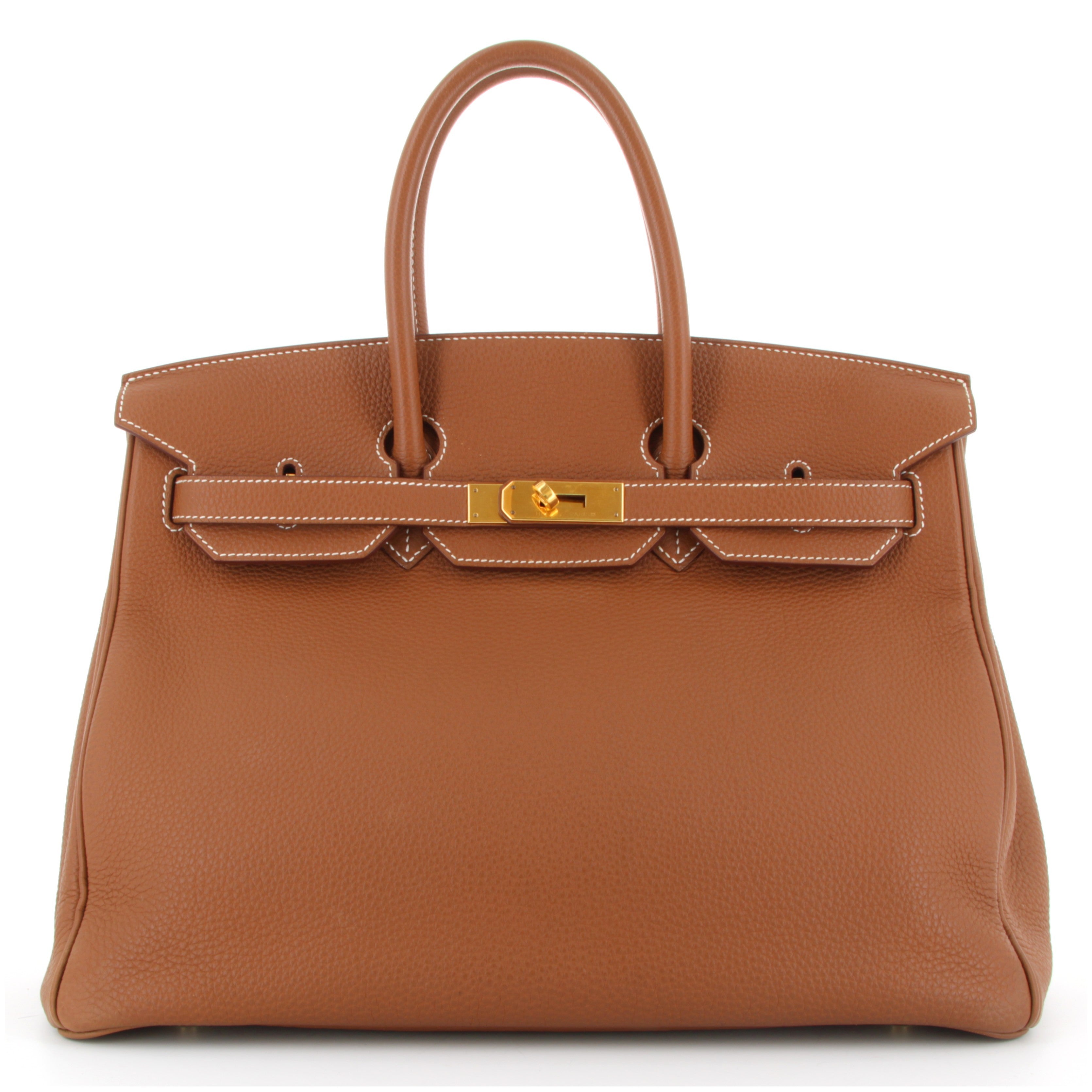 Hermes Birkin 35 Gold Togo finition or Jaune
