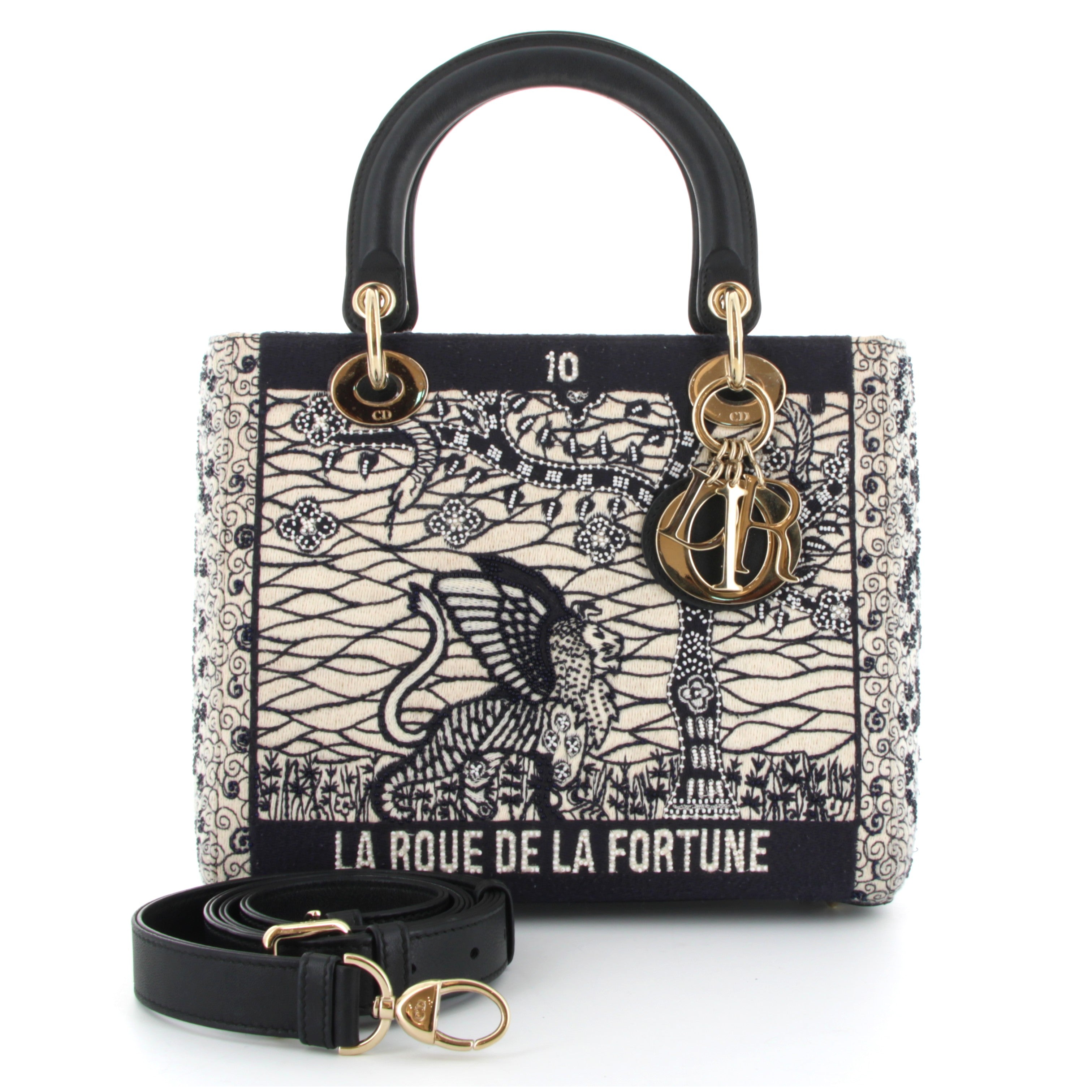 Christian Dior Lady Dior La Roue De La Fortune Finition Champagne