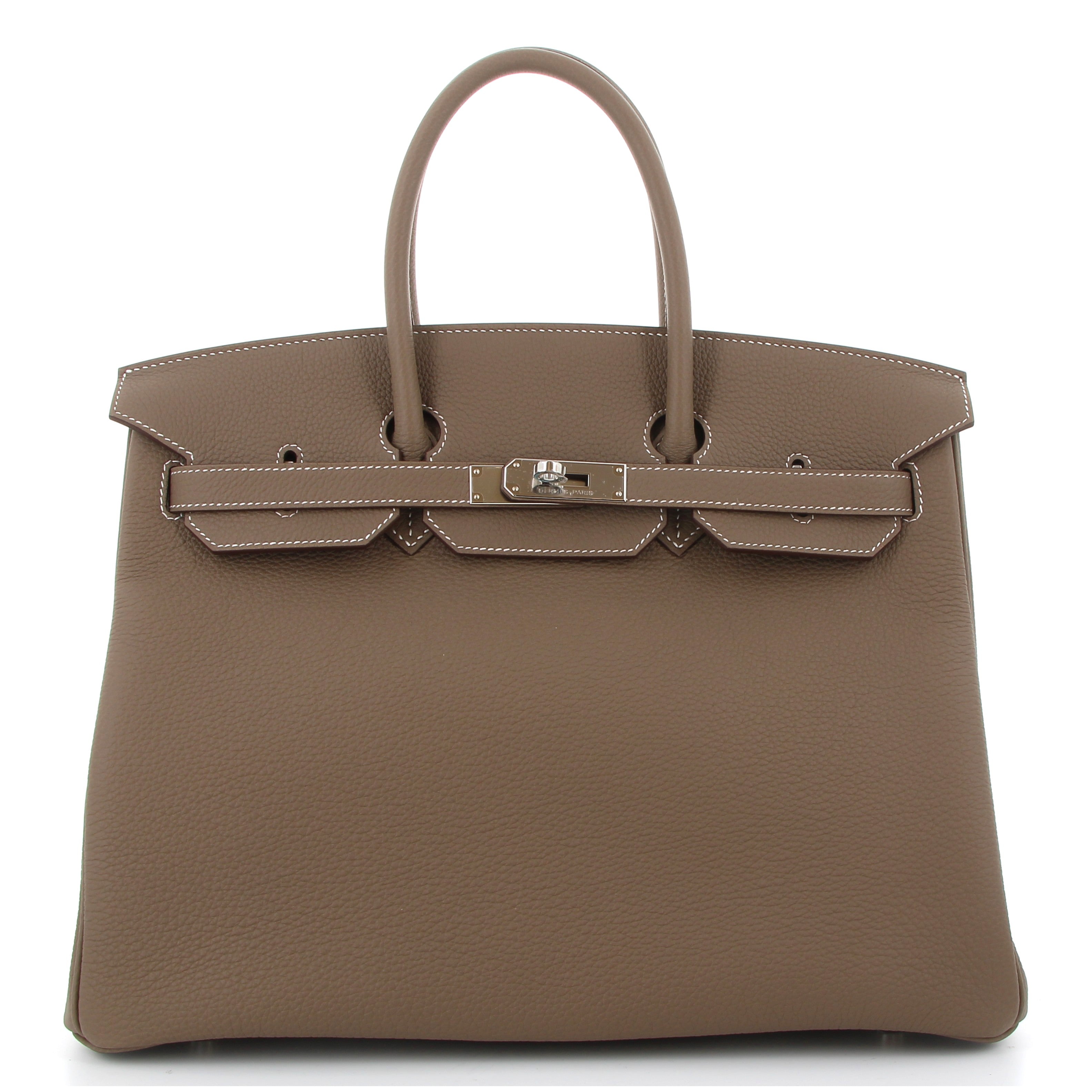 Hermes Birkin 35 Etoupe Togo Finition Paladié