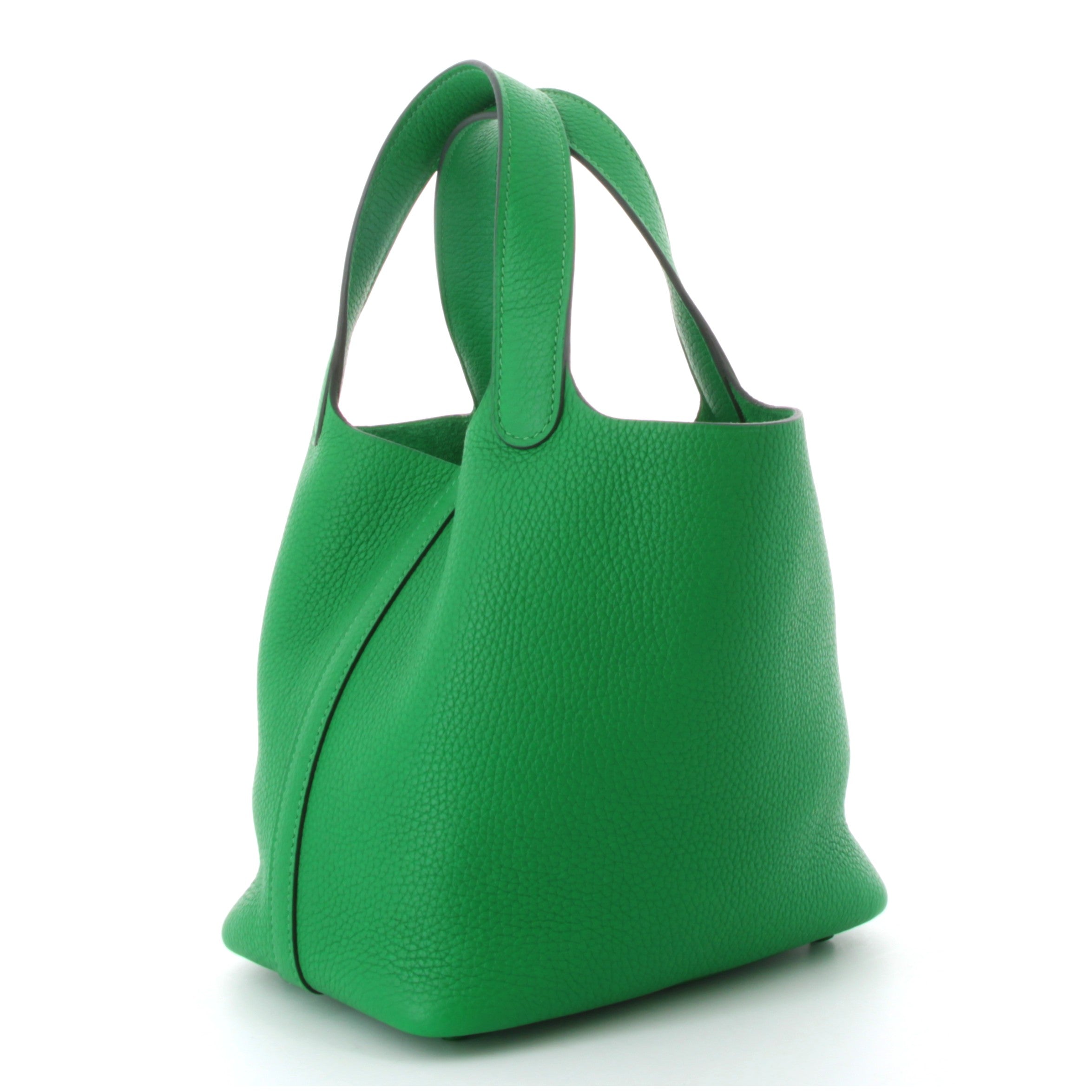 HERMÈS PICOTIN 18 BAMBOU TAURILLON CLÉMENCE