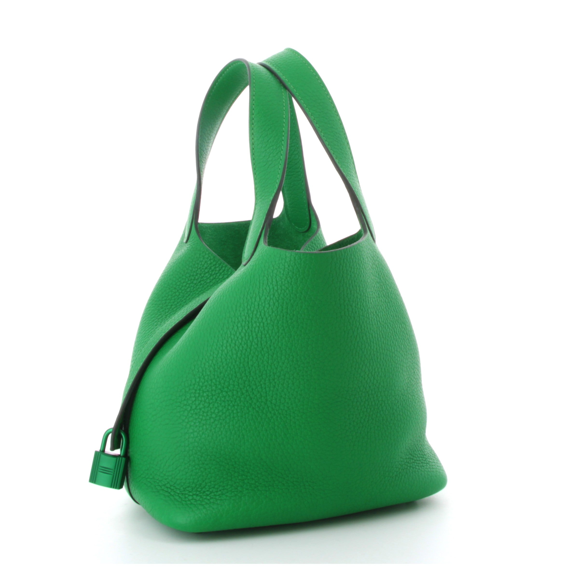HERMÈS PICOTIN 18 BAMBOU TAURILLON CLÉMENCE