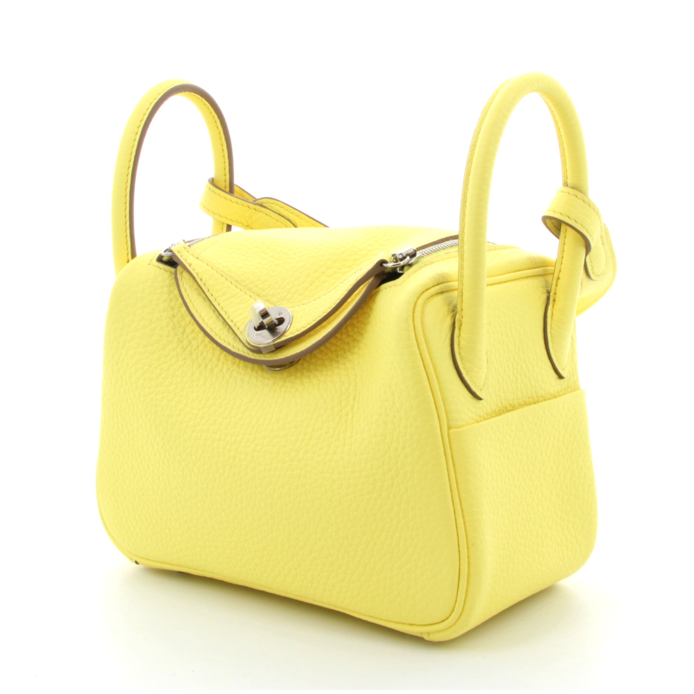 HERMÈS LINDY MINI TAURILLON CLÉMENCE LIMONCELLO PALLADIÉ