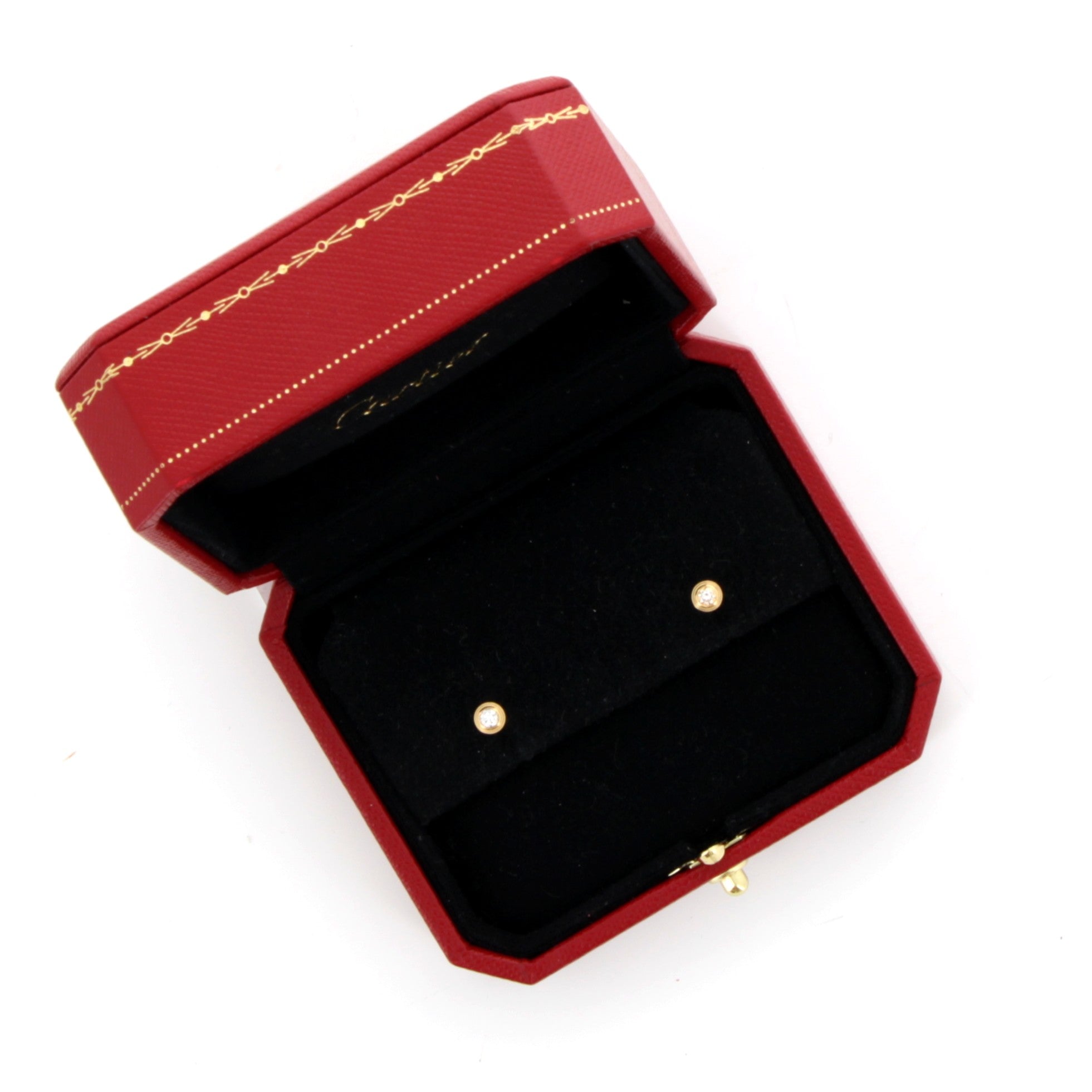 CARTIER BOUCLES D'OREILLES DIAMANTS OR MM
