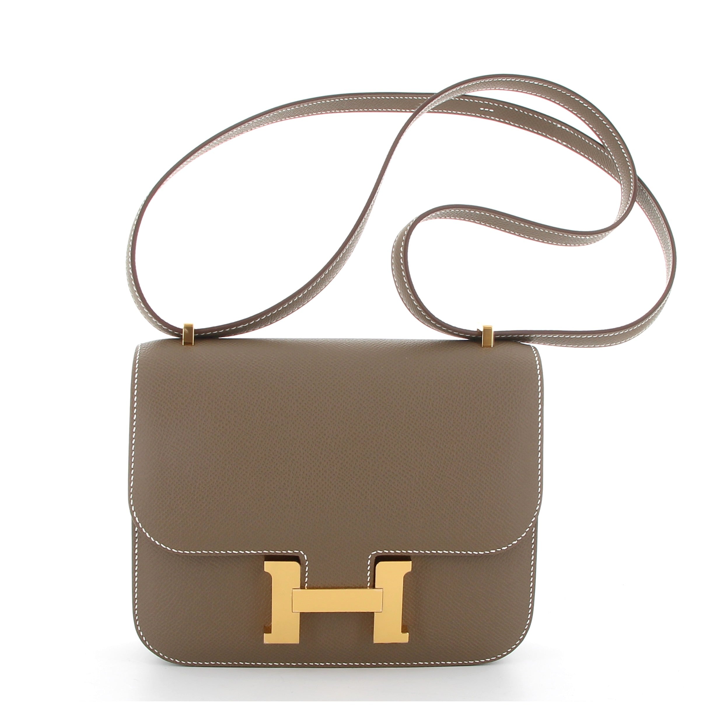 HERMÈS CONSTANCE 18 ETOUPE EPSOM FINITION OR JAUNE