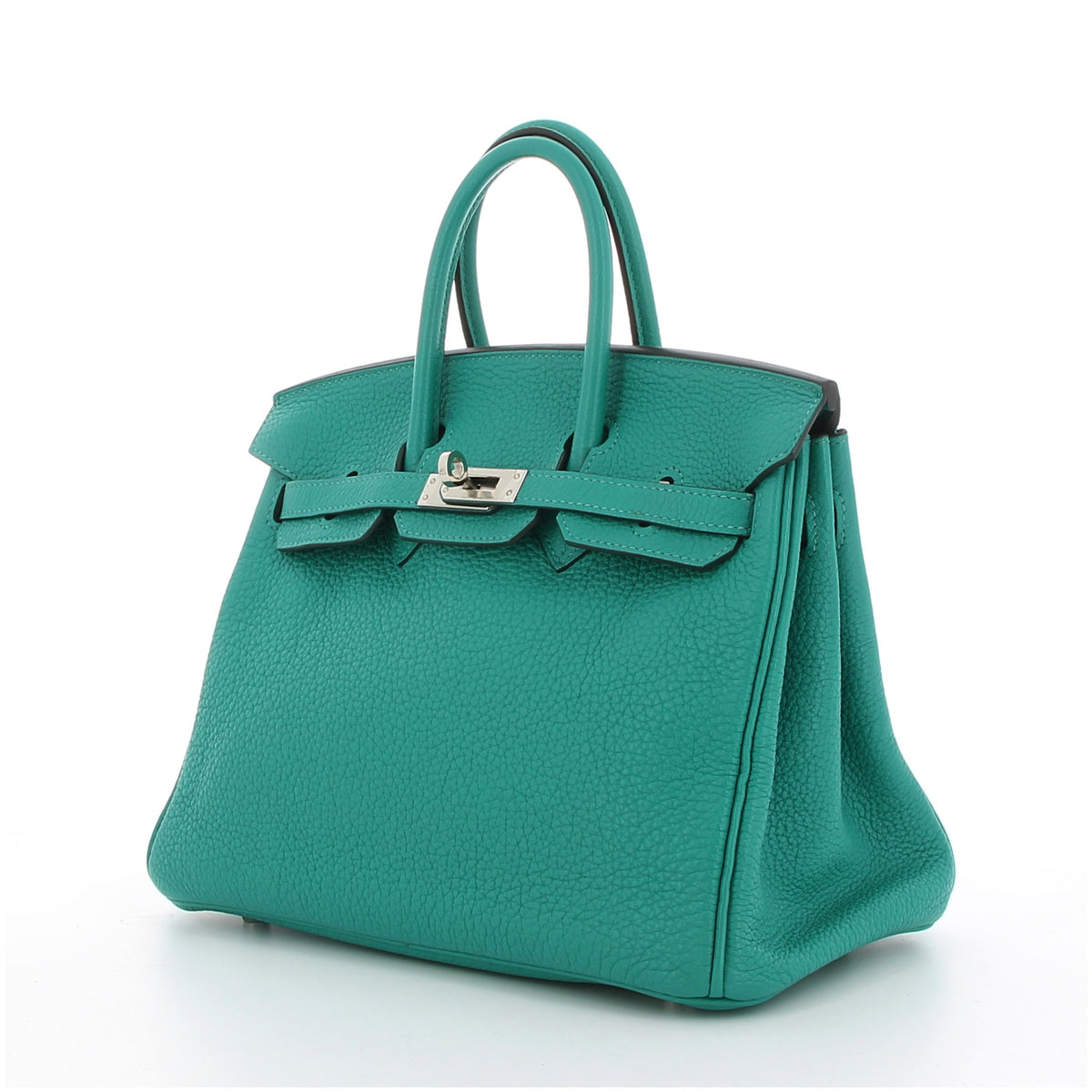 HERMÈS BIRKIN 25 VERT VERONE TOGO FINITION PALLADIÉ