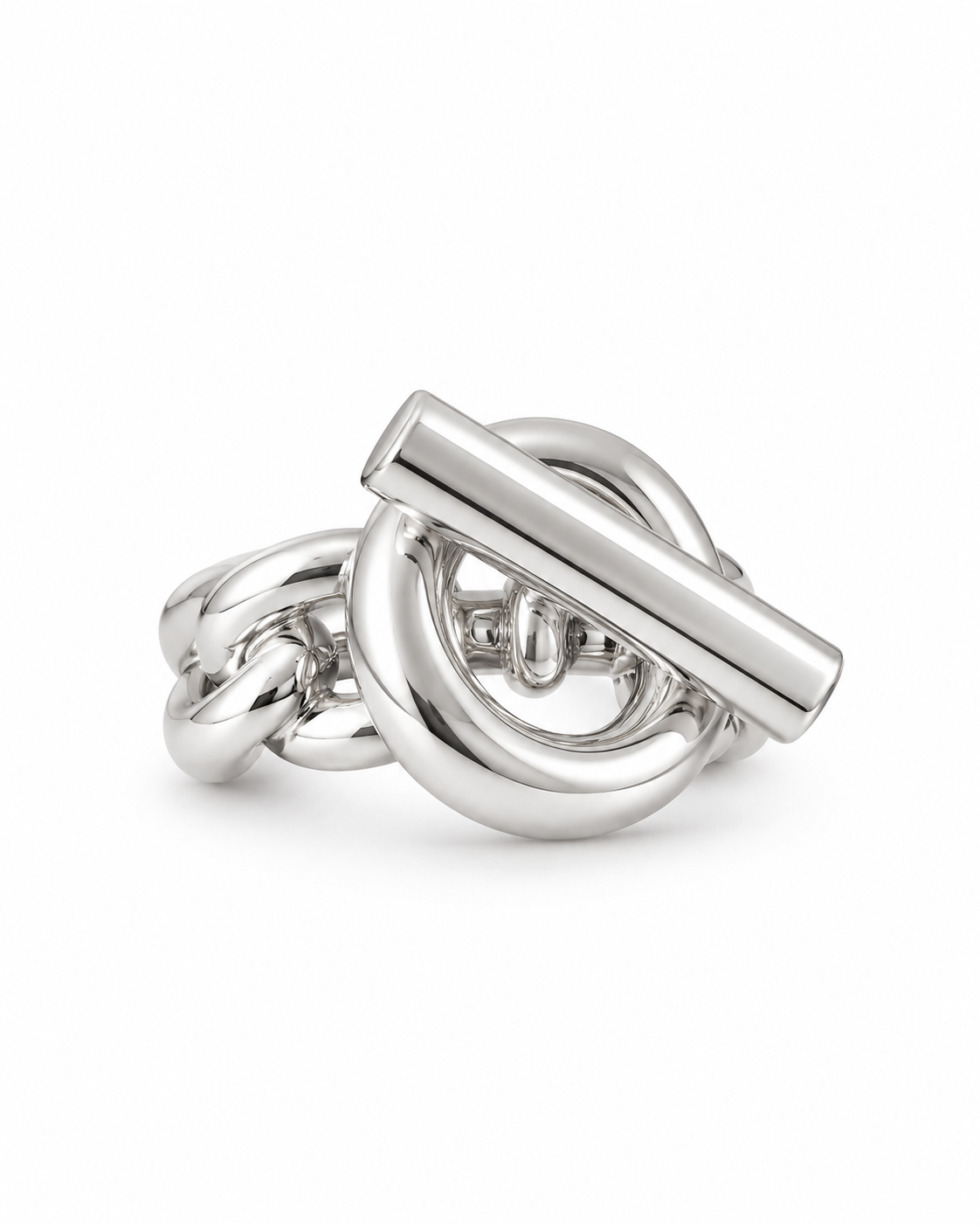 HERMÈS BAGUE CROISETTE T 54