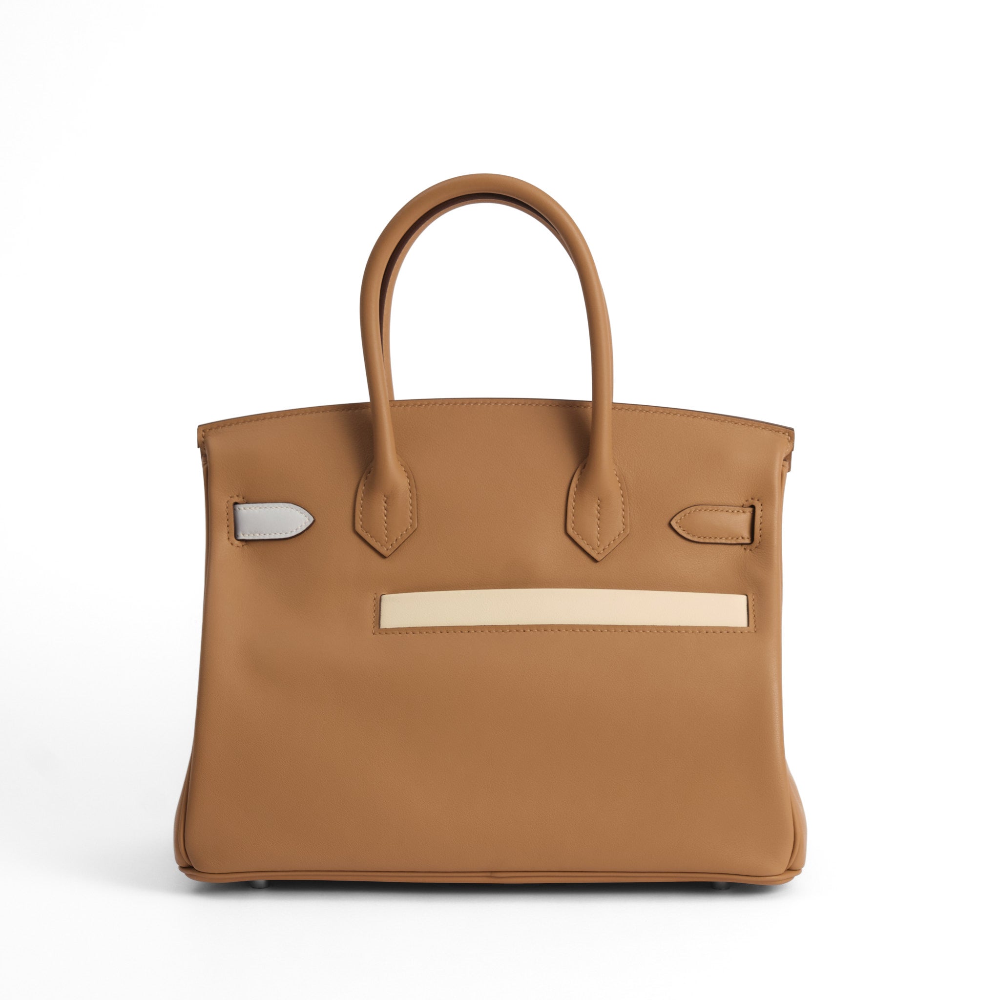HERMES Birkin 30 Colormatic Chai/Lime/Bleu Brume/Cassis/Nata Cuir Swift Finition Palladié