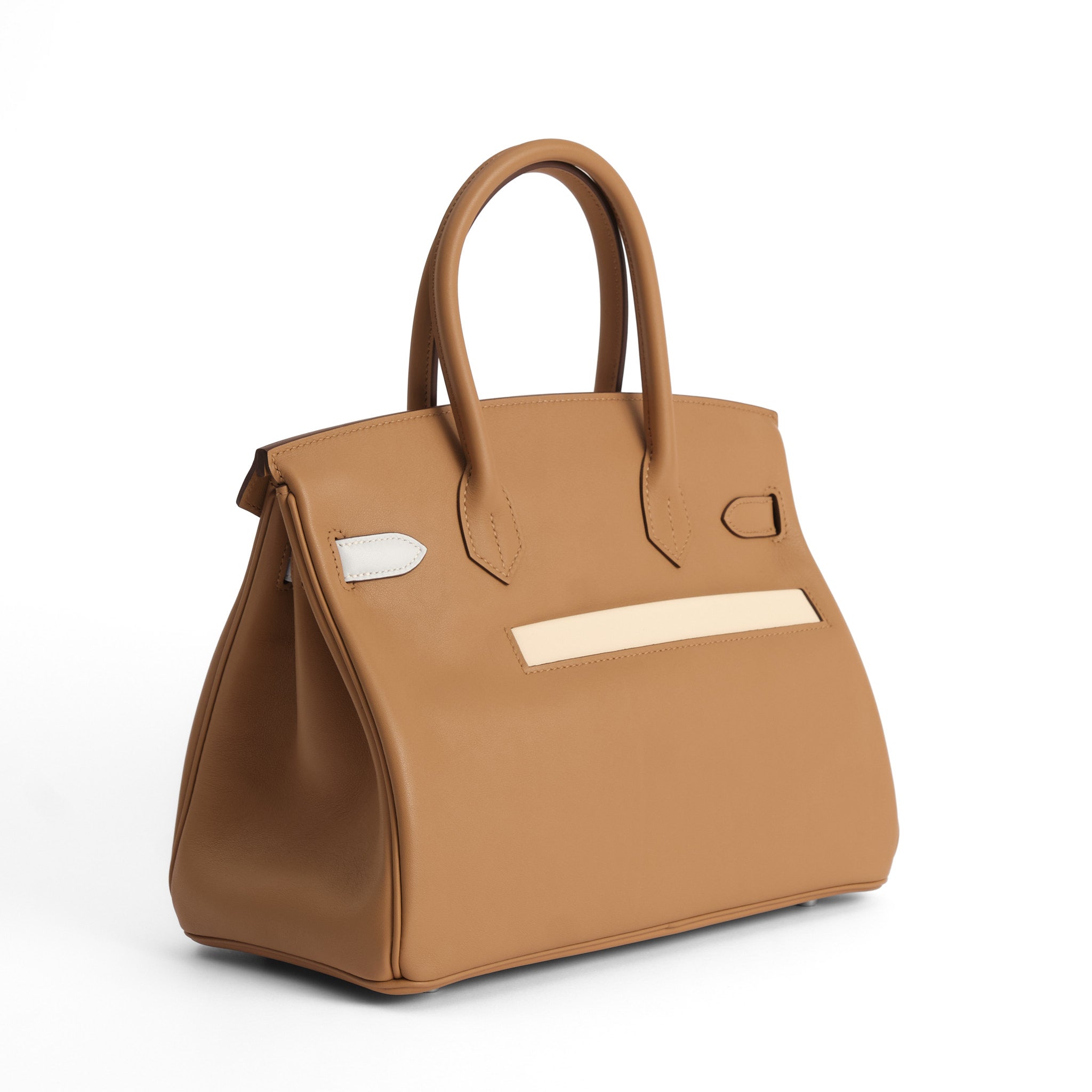 HERMES Birkin 30 Colormatic Chai/Lime/Bleu Brume/Cassis/Nata Cuir Swift Finition Palladié