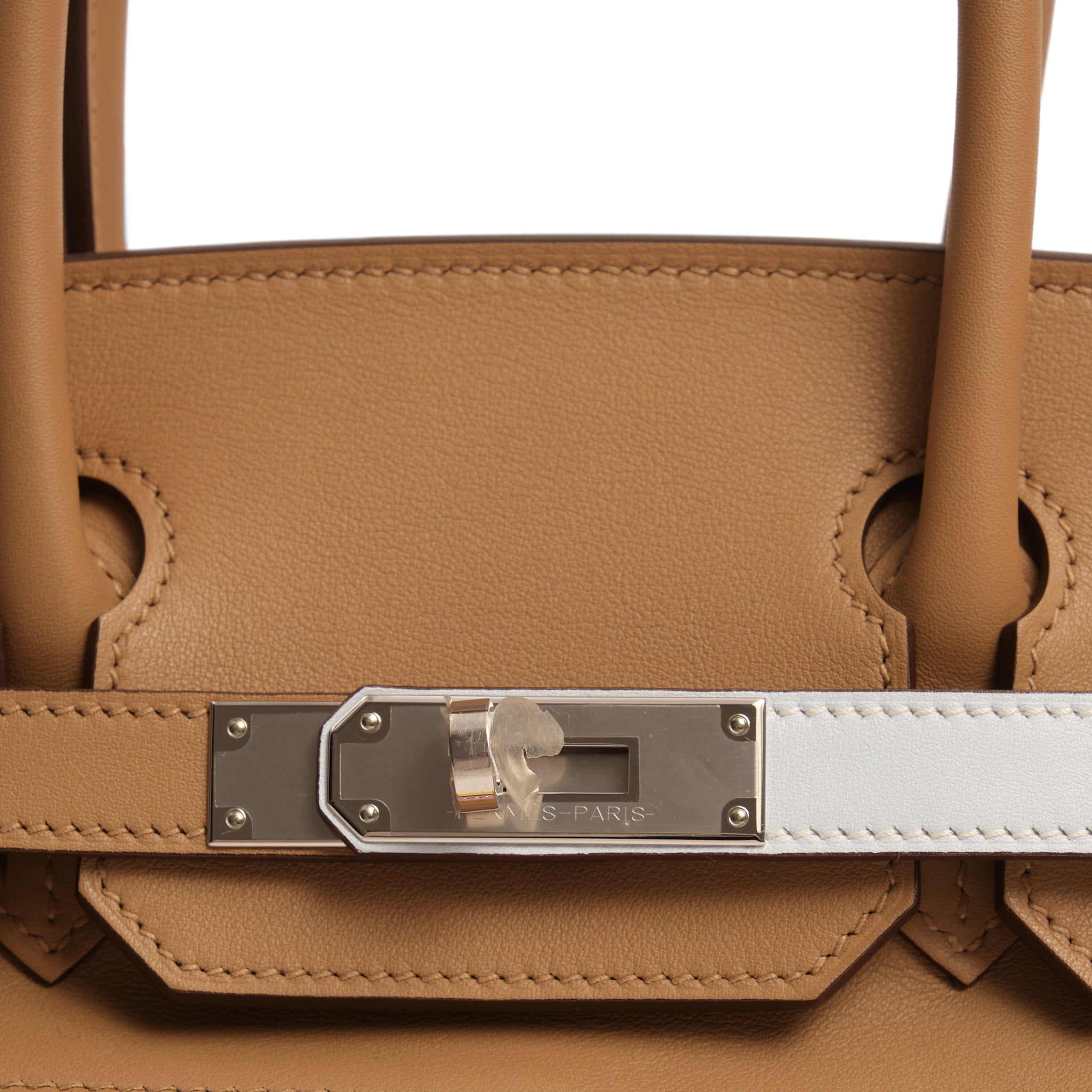 HERMES Birkin 30 Colormatic Chai/Lime/Bleu Brume/Cassis/Nata Cuir Swift Finition Palladié