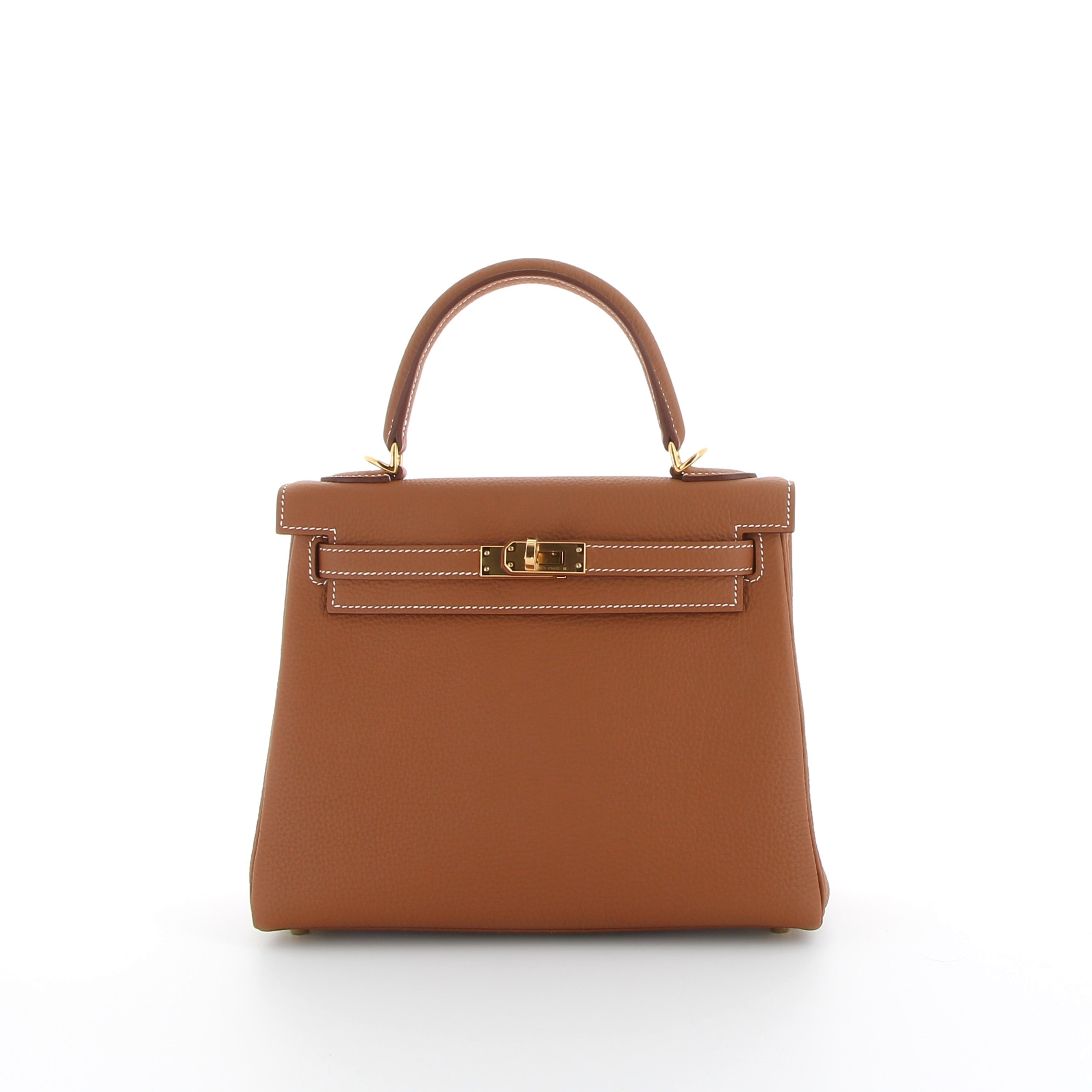 Hermès Kelly 25cm in Gold Togo with Gold Hardware