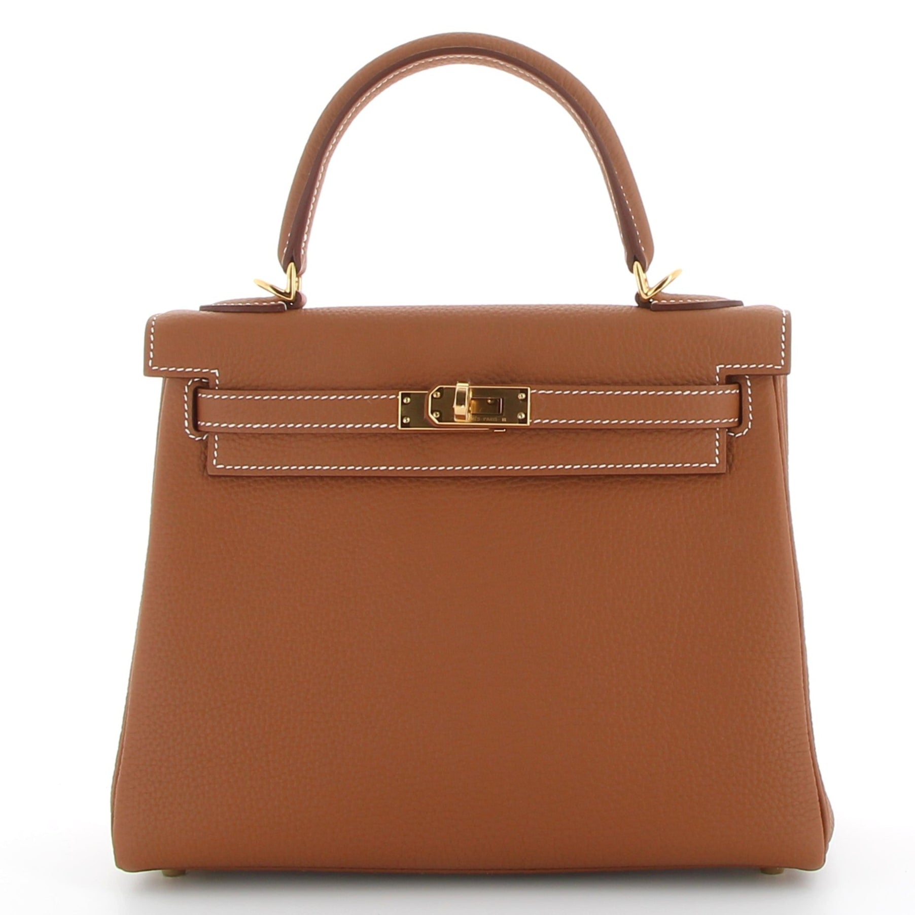 HERMÈS Kelly 25 Gold Togo Finition Or jaune