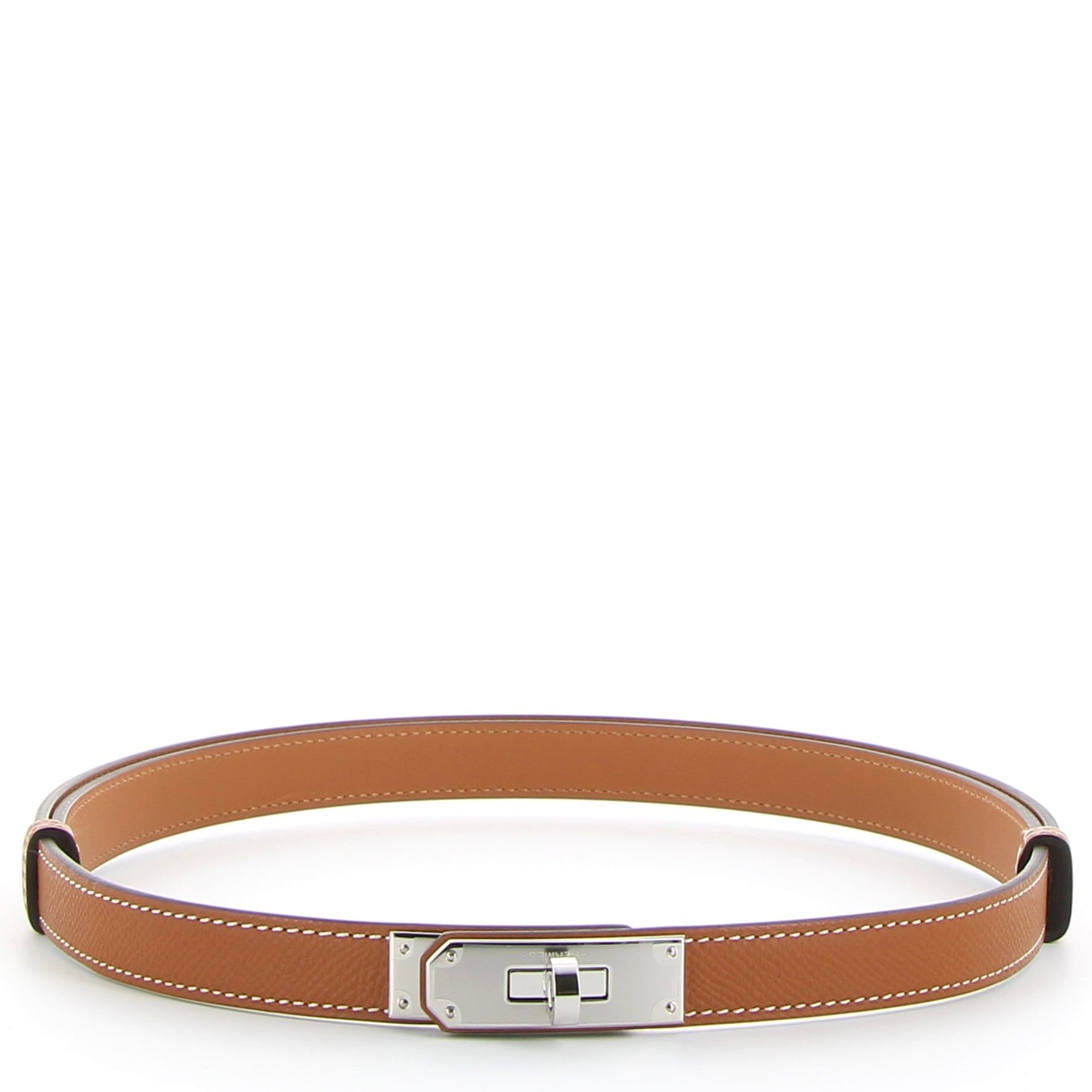 HERMES Ceinture Kelly 18 Gold Finition Palladié
