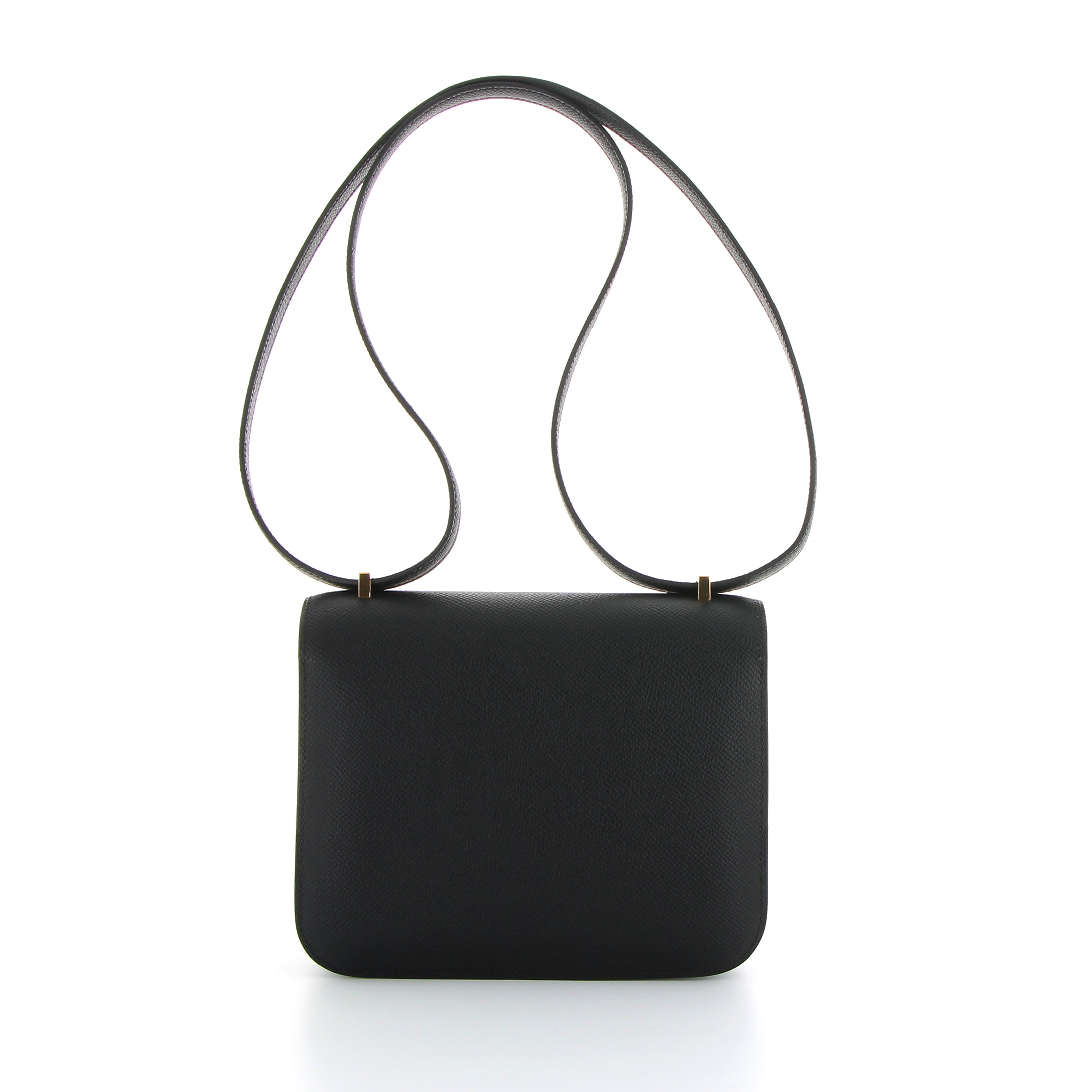 HERMÈS Constance 18 cuir Epsom Noir finition dorée