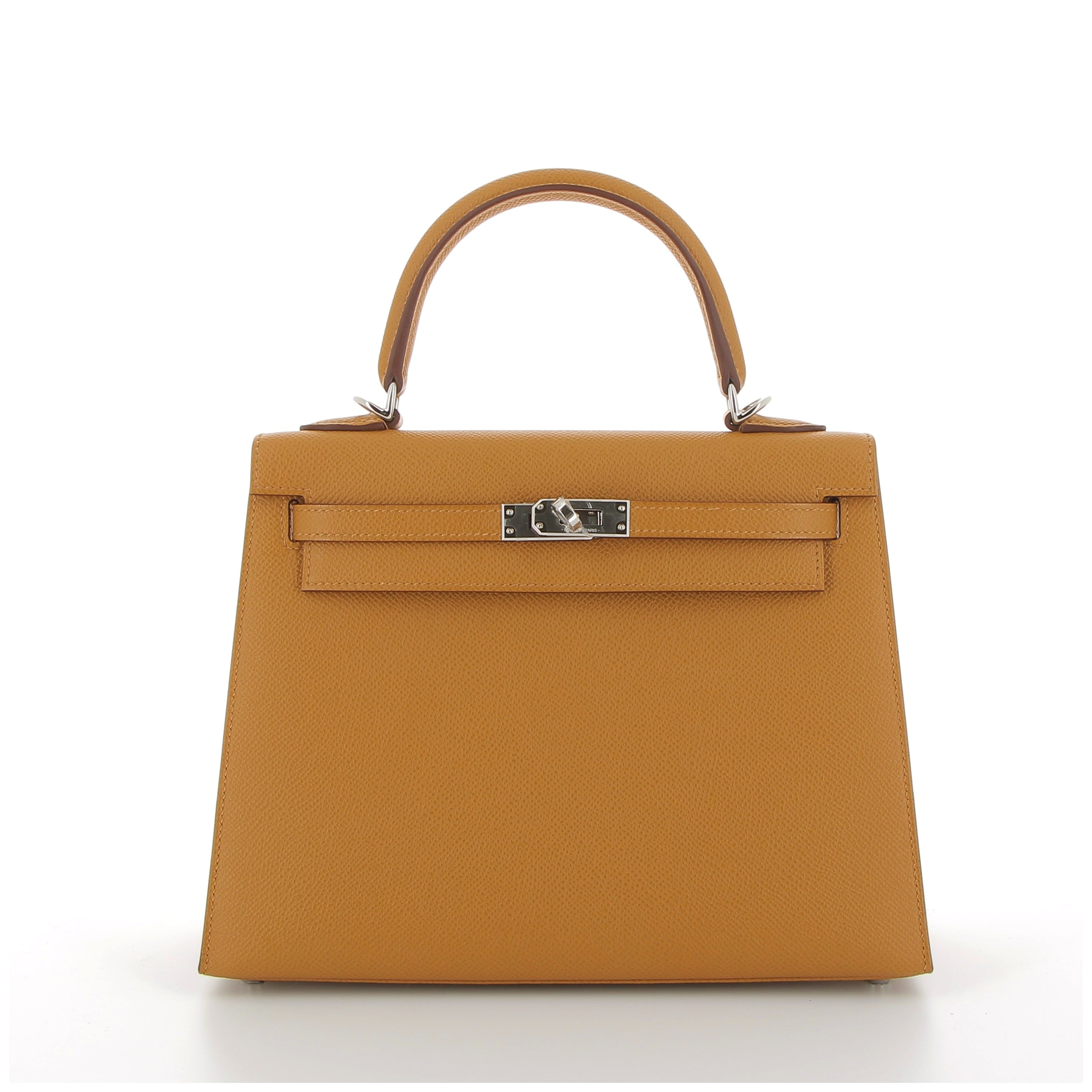 Hermès Kelly 25cm in Sésame Epsom with Palladium Hardware
