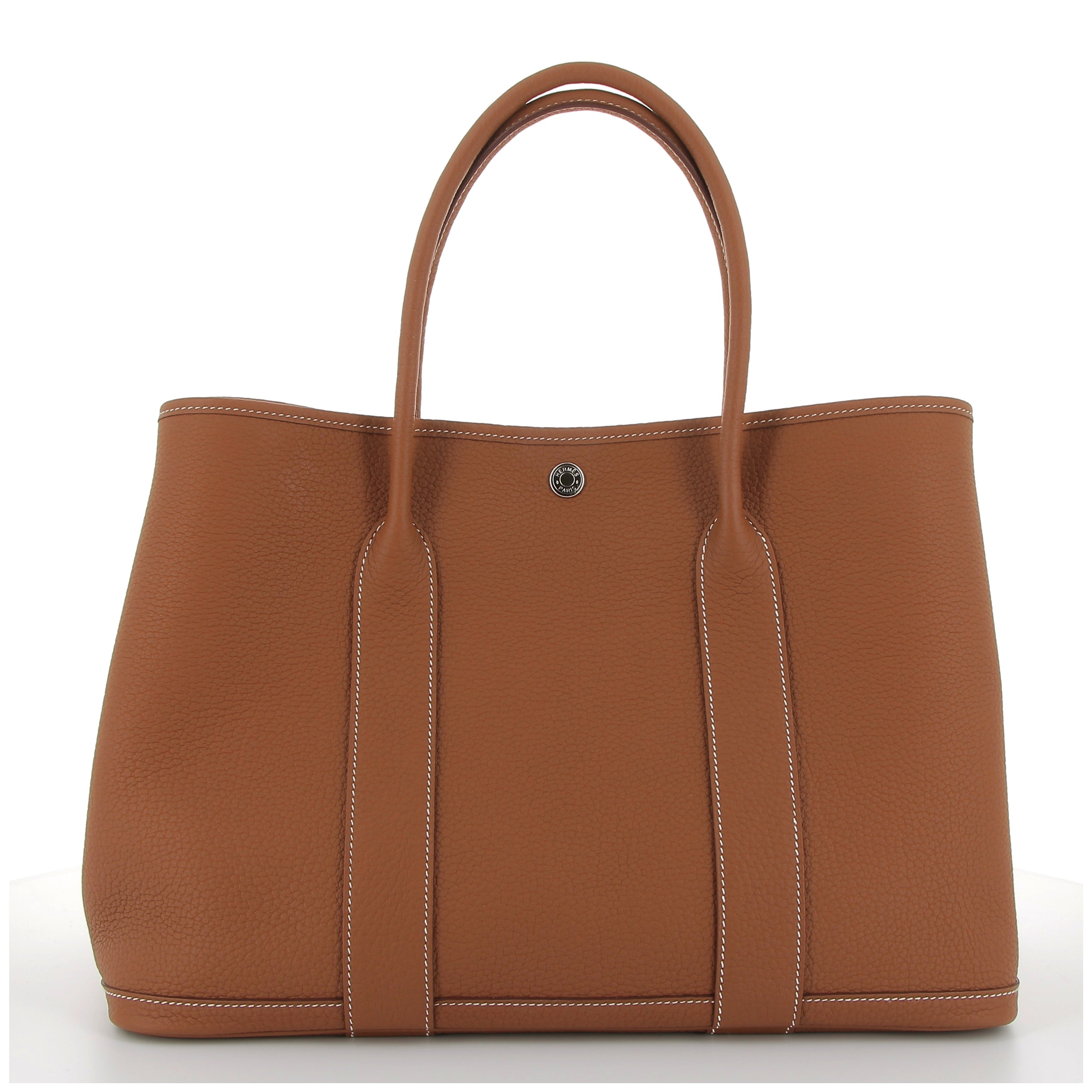 Hermès Garden Party 36 in Gold Togo in Palladium Hardware