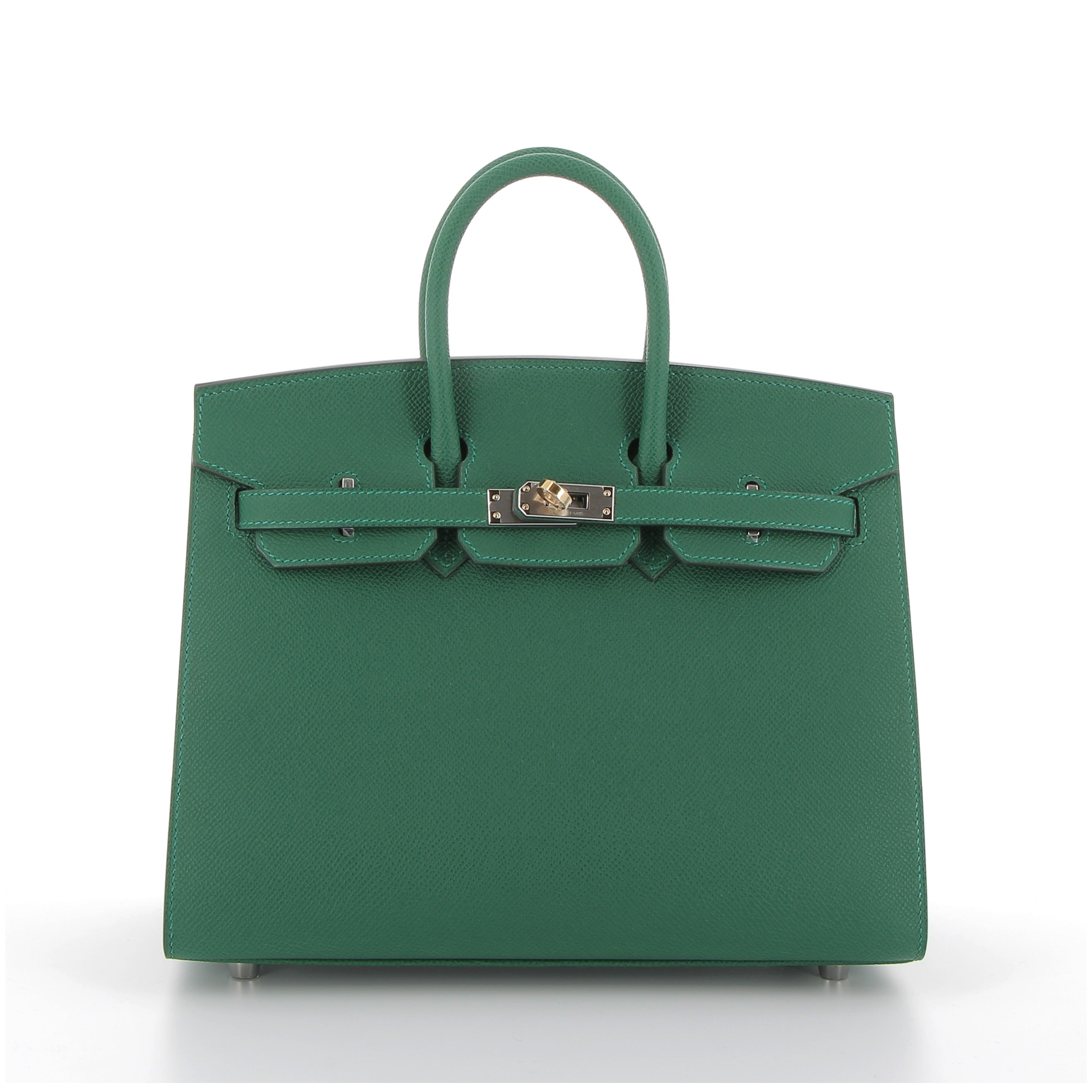 Hermès Birkin 25cm in Vert Moyen Epsom Leather with Electrum Hardware