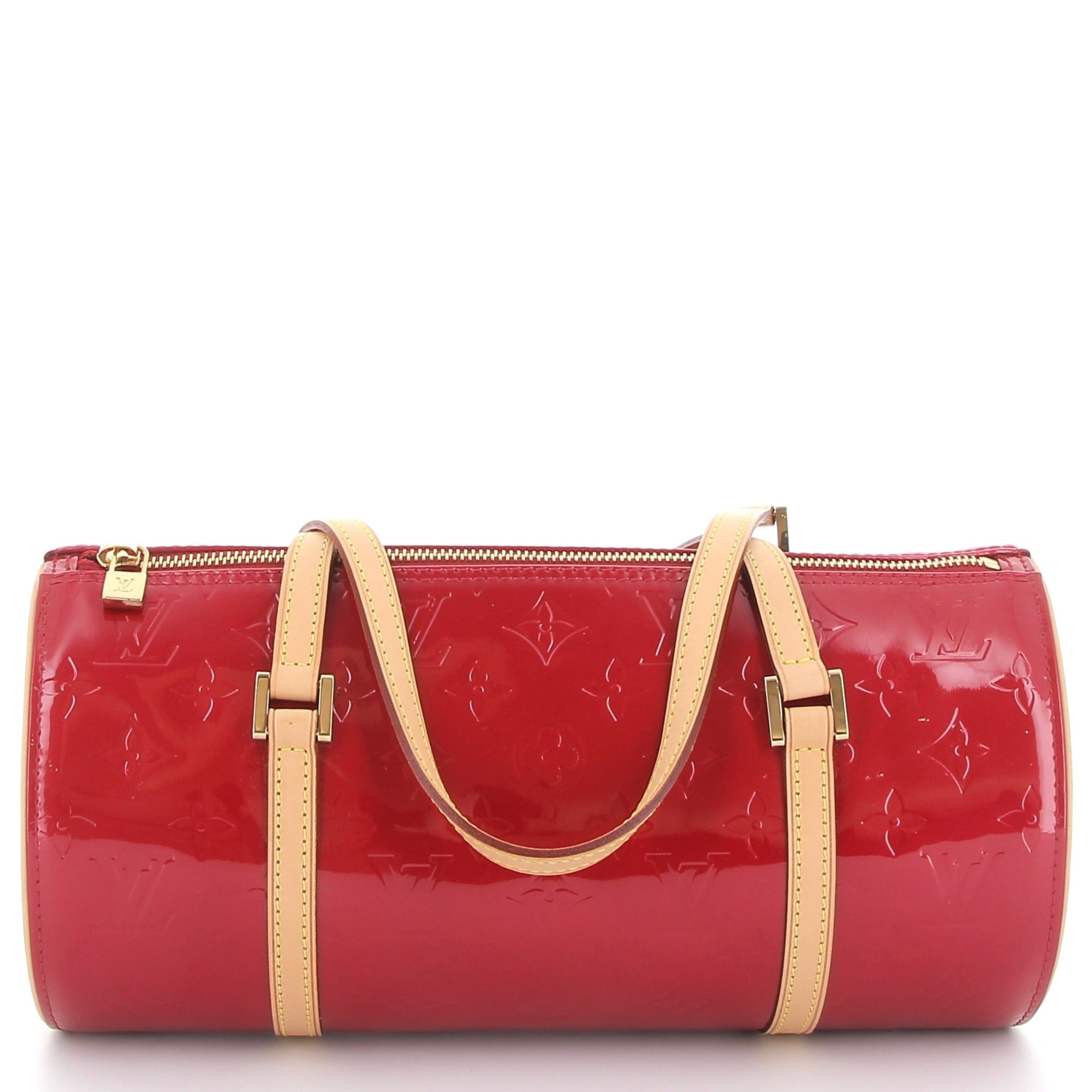 LOUIS VUITTON Sac Papillon Rouge en Cuir Vernis