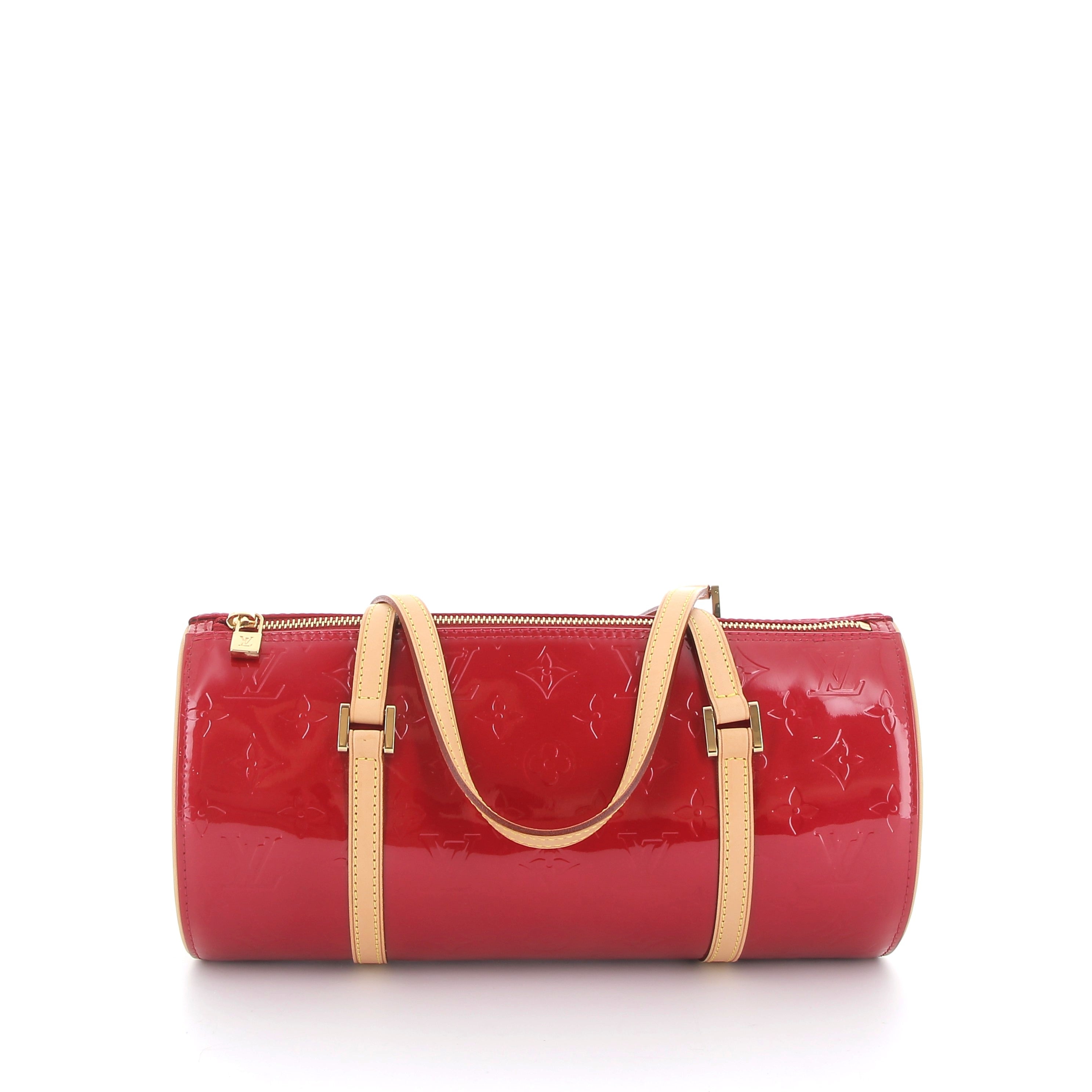LOUIS VUITTON Sac Papillon Rouge en Cuir Vernis