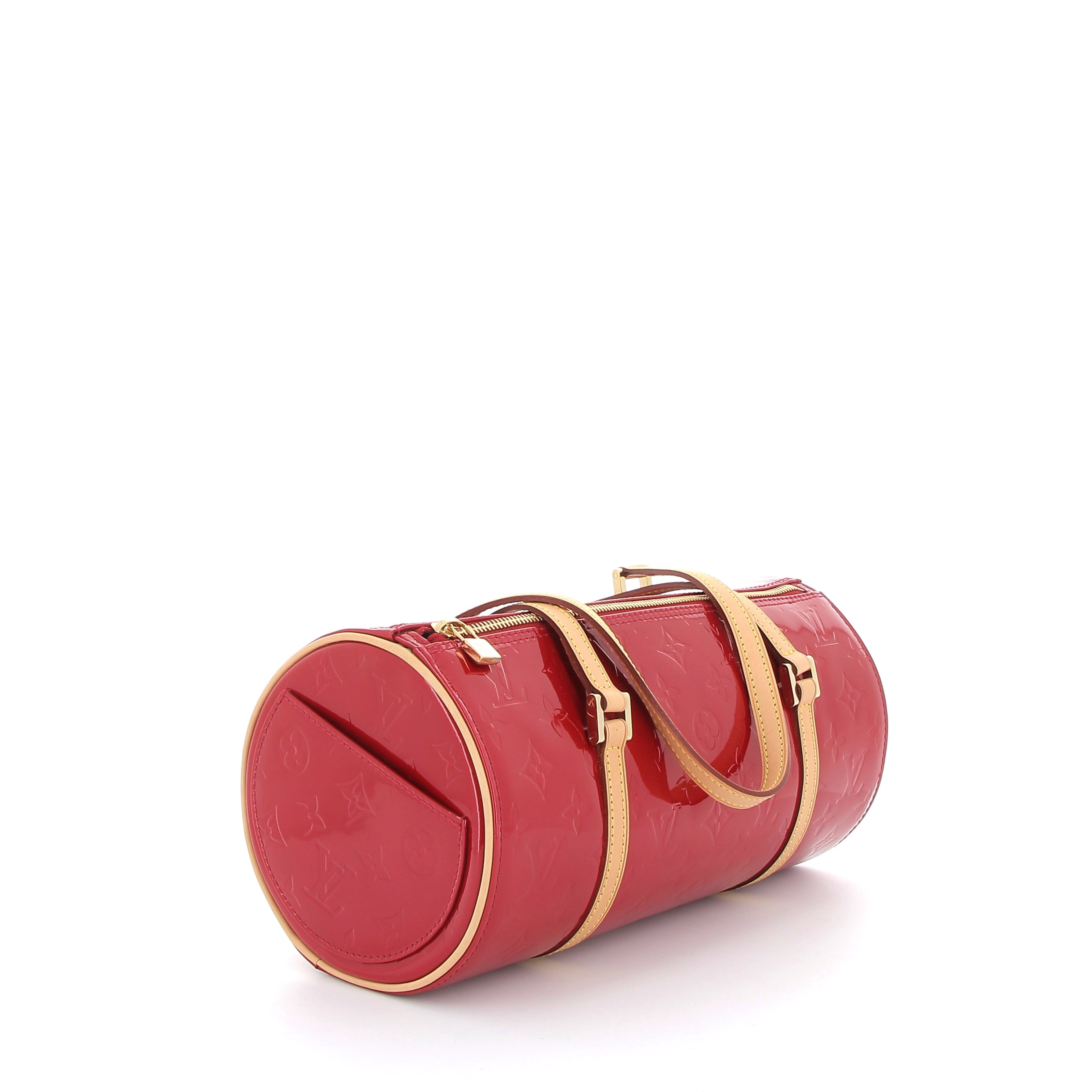 LOUIS VUITTON Sac Papillon Rouge en Cuir Vernis