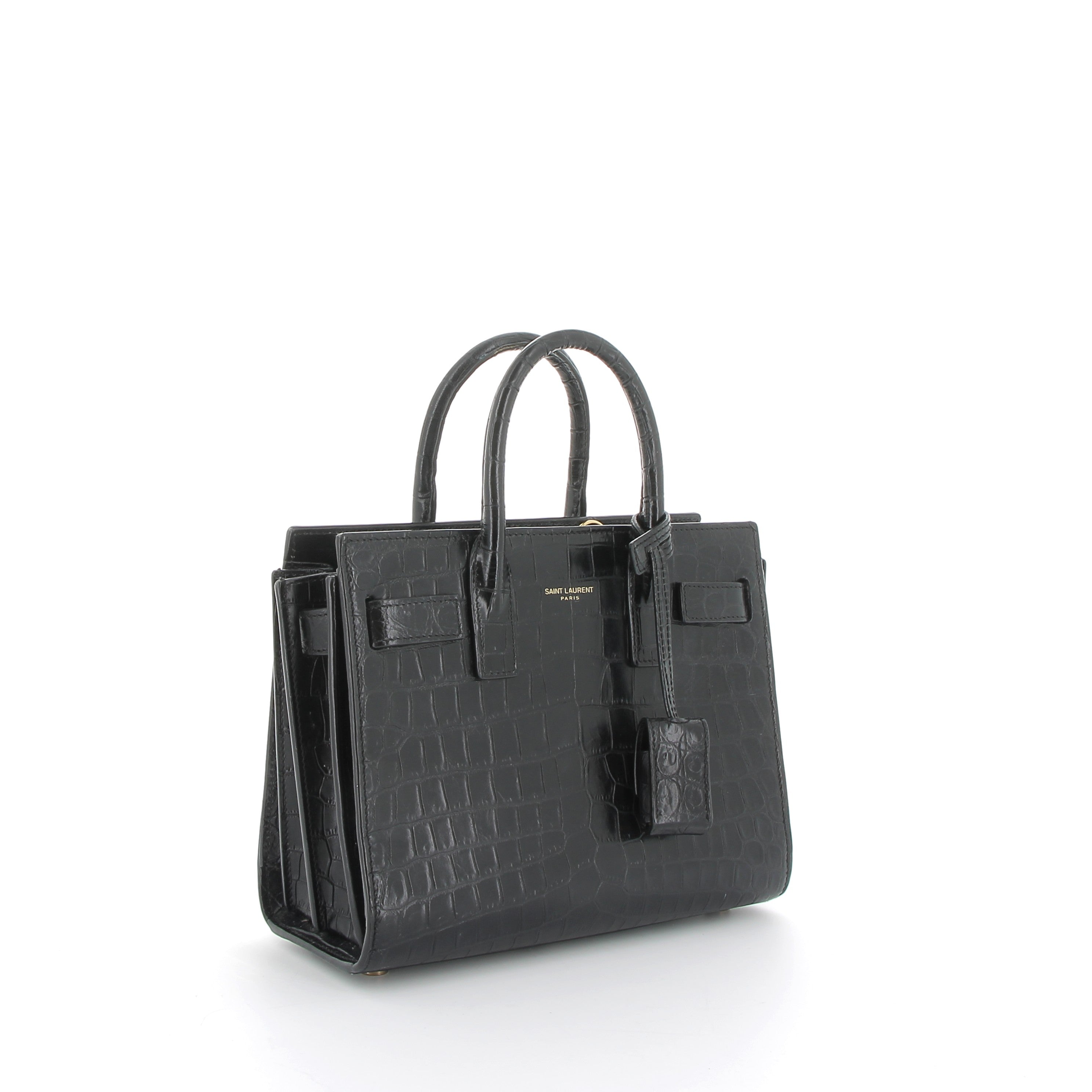 SAINT LAURENT Sac de jour Noir en cuir