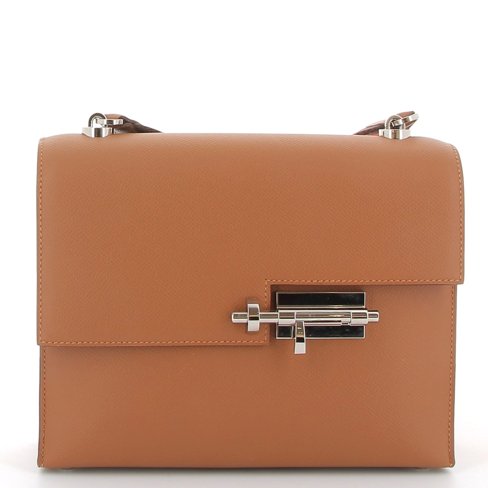 HERMES Verrou Gold Epsom Finition Palladié