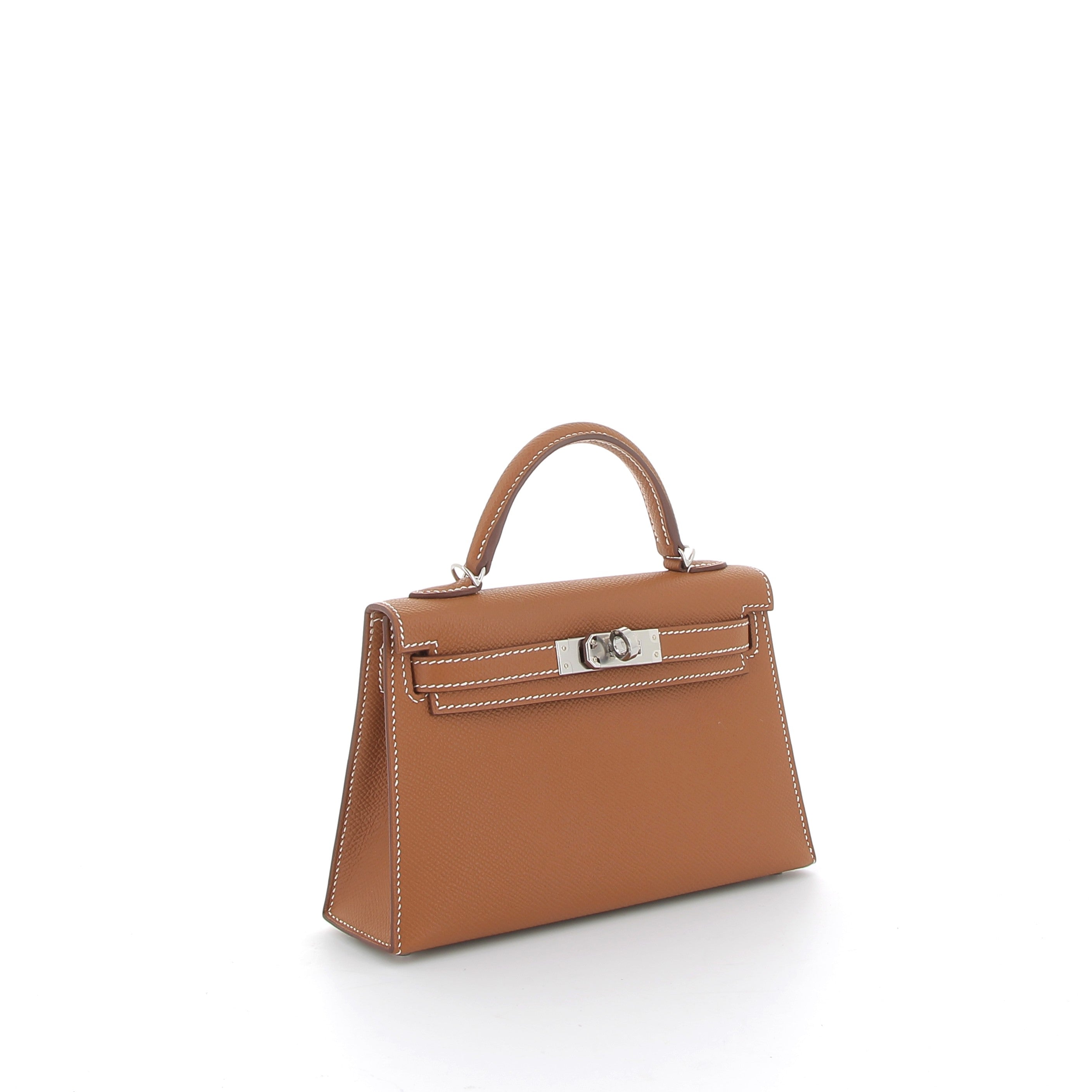 HERMÈS Kelly 20 cuir Epsom Gold finition palladium