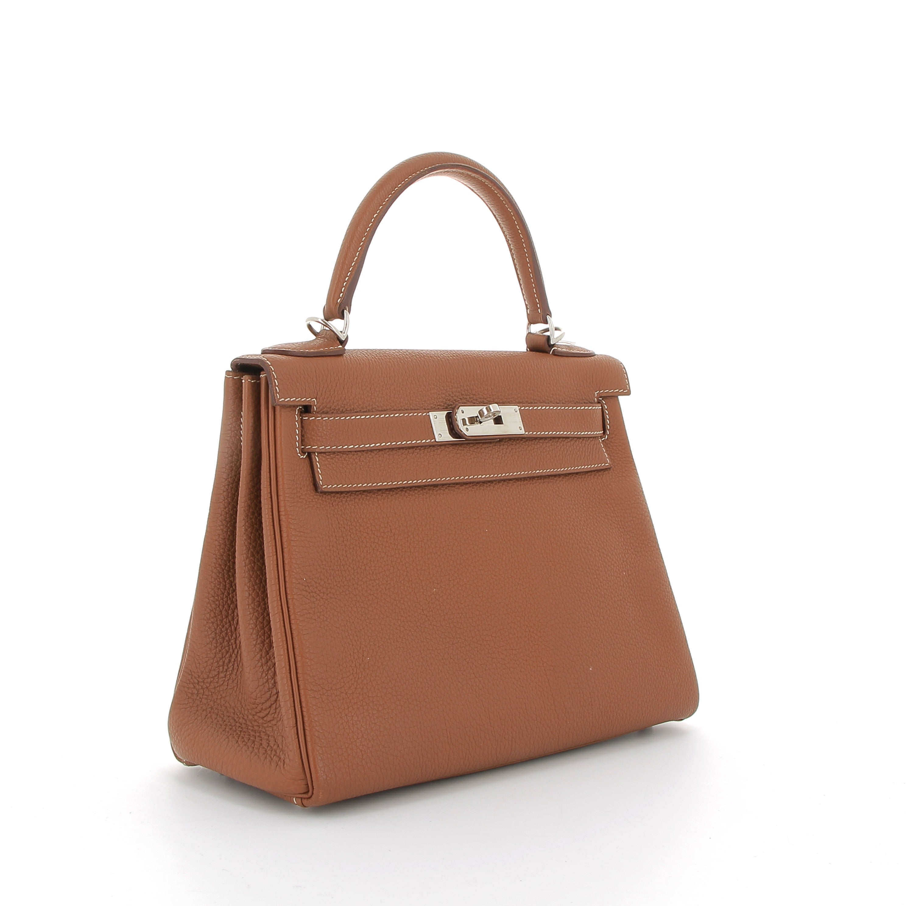HERMÈS Kelly 28 cuir Togo Gold finition palladium