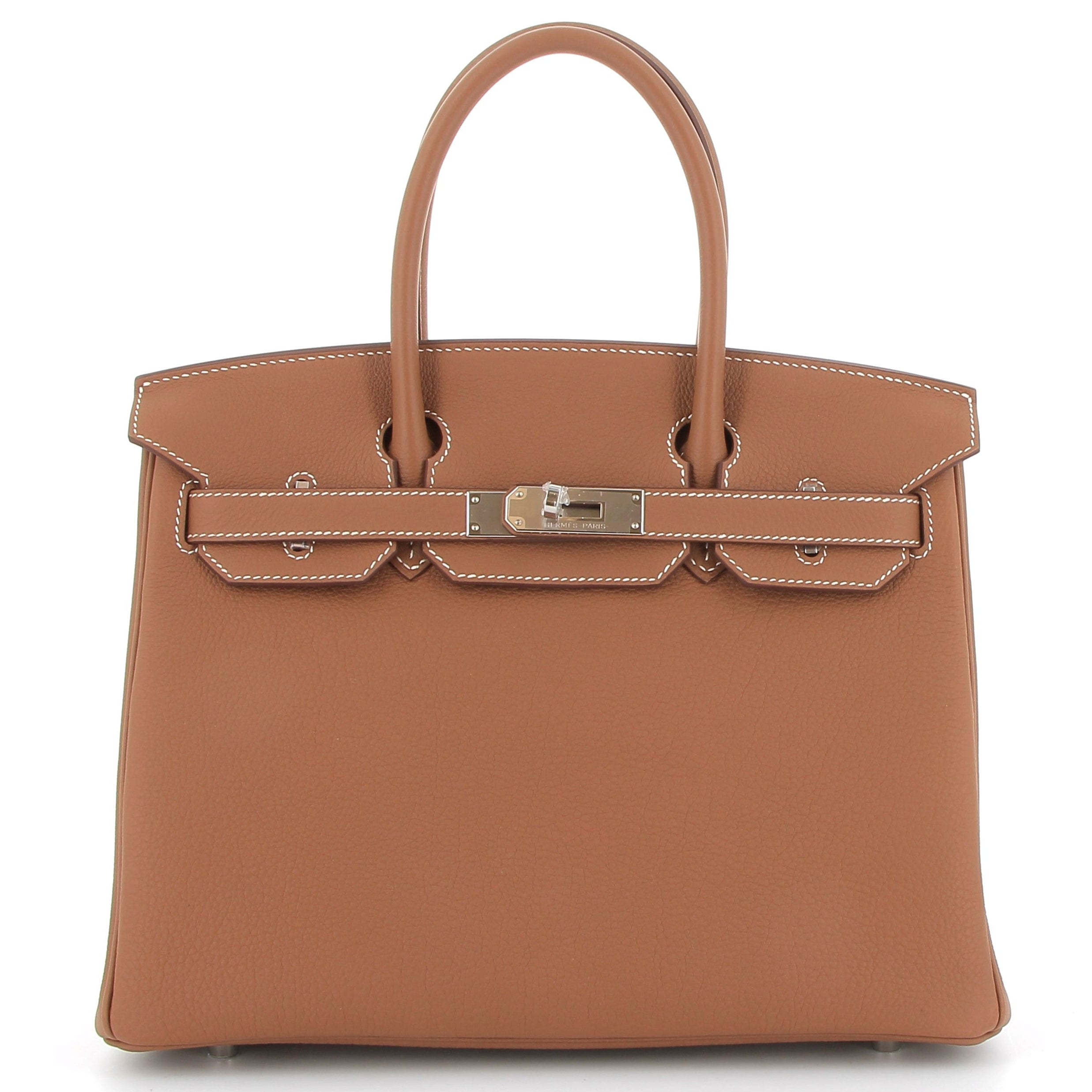 HERMÈS Birkin 30 Gold Togo Finition Palladié