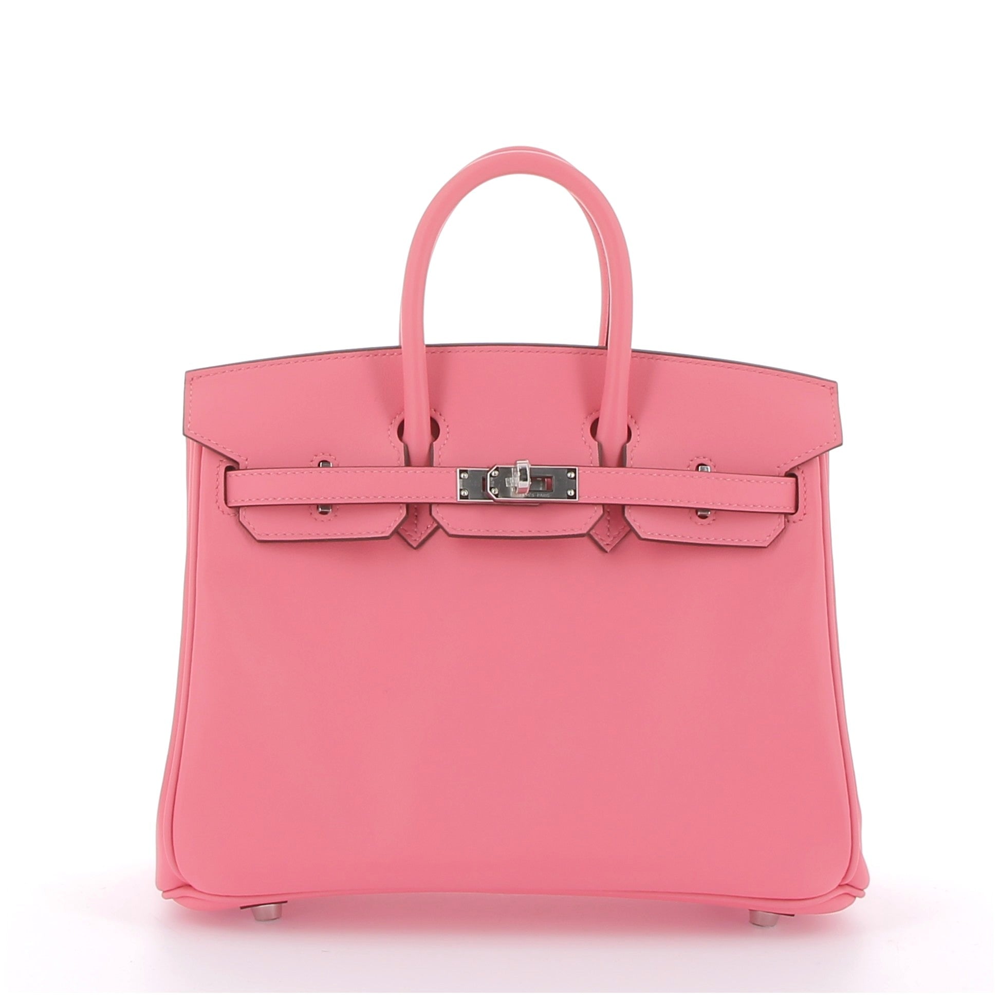 HERMES Birkin 30 Rose Confetti Swift Finition Palladié